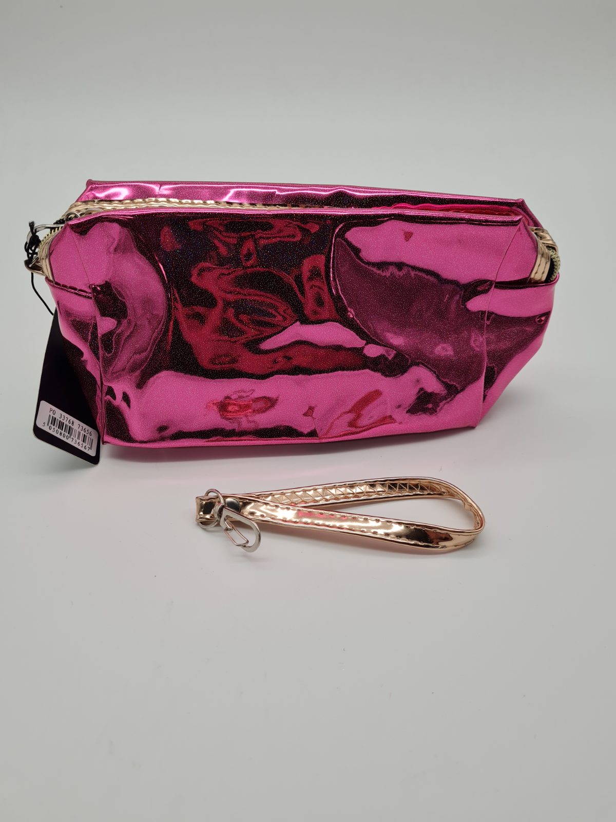 Zip cosmetic bag with detachable wrist strap 3pack — photograph 2