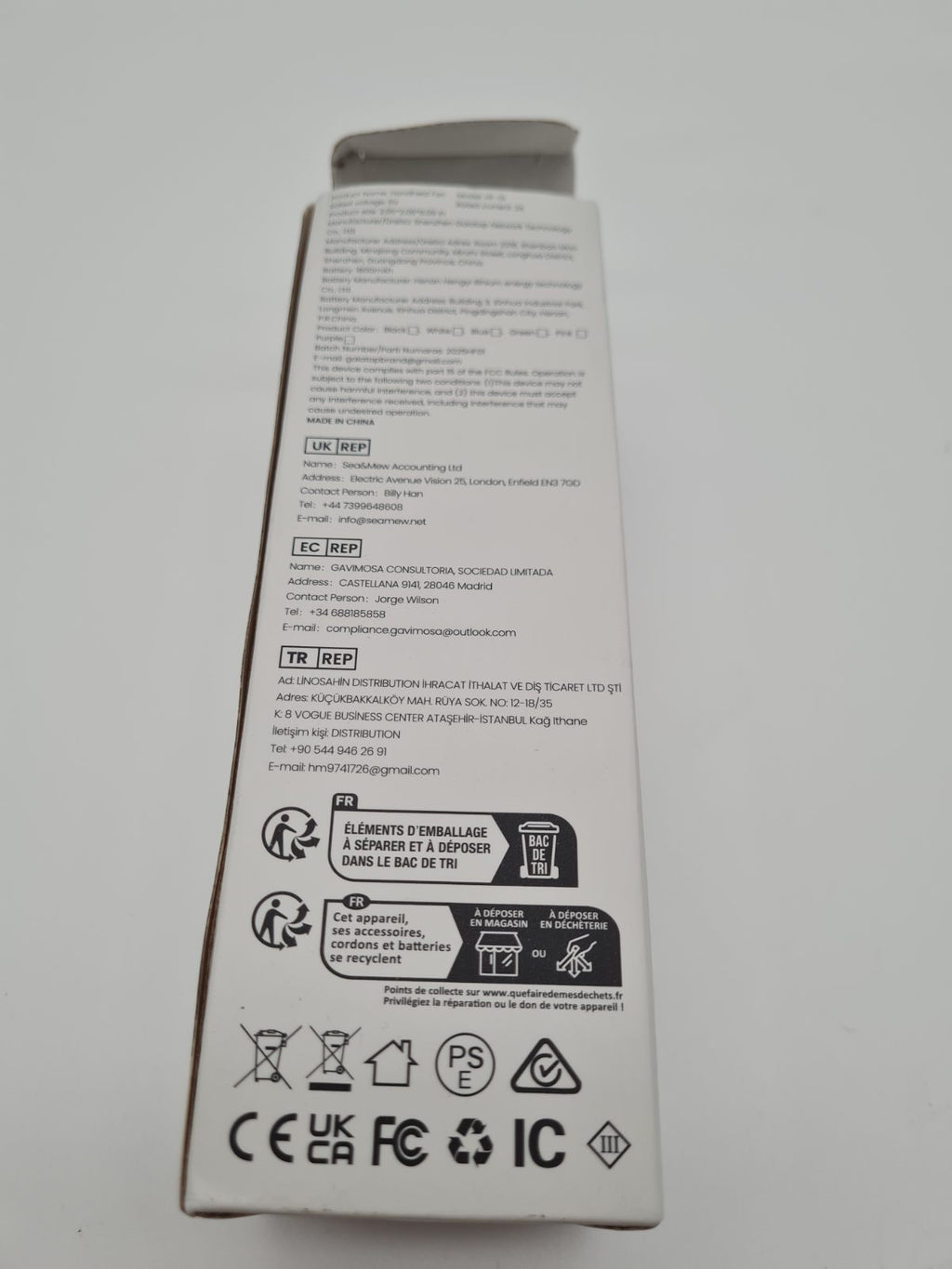Handheld rechargeable fan HF-01 — photograph 5