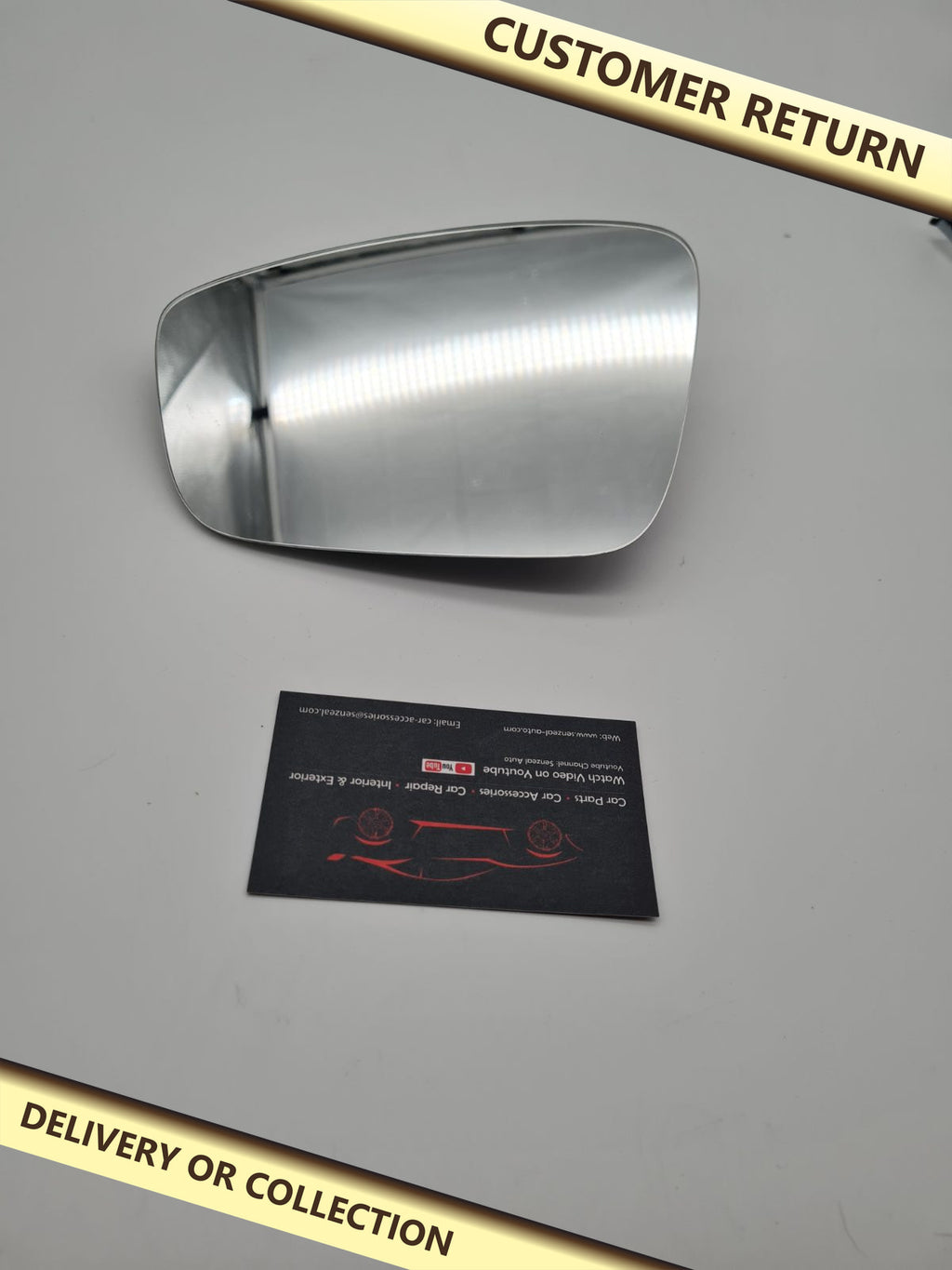 Car Wing Mirror Replacement — photograph 1 — Customer return; auction delivery information shown on image