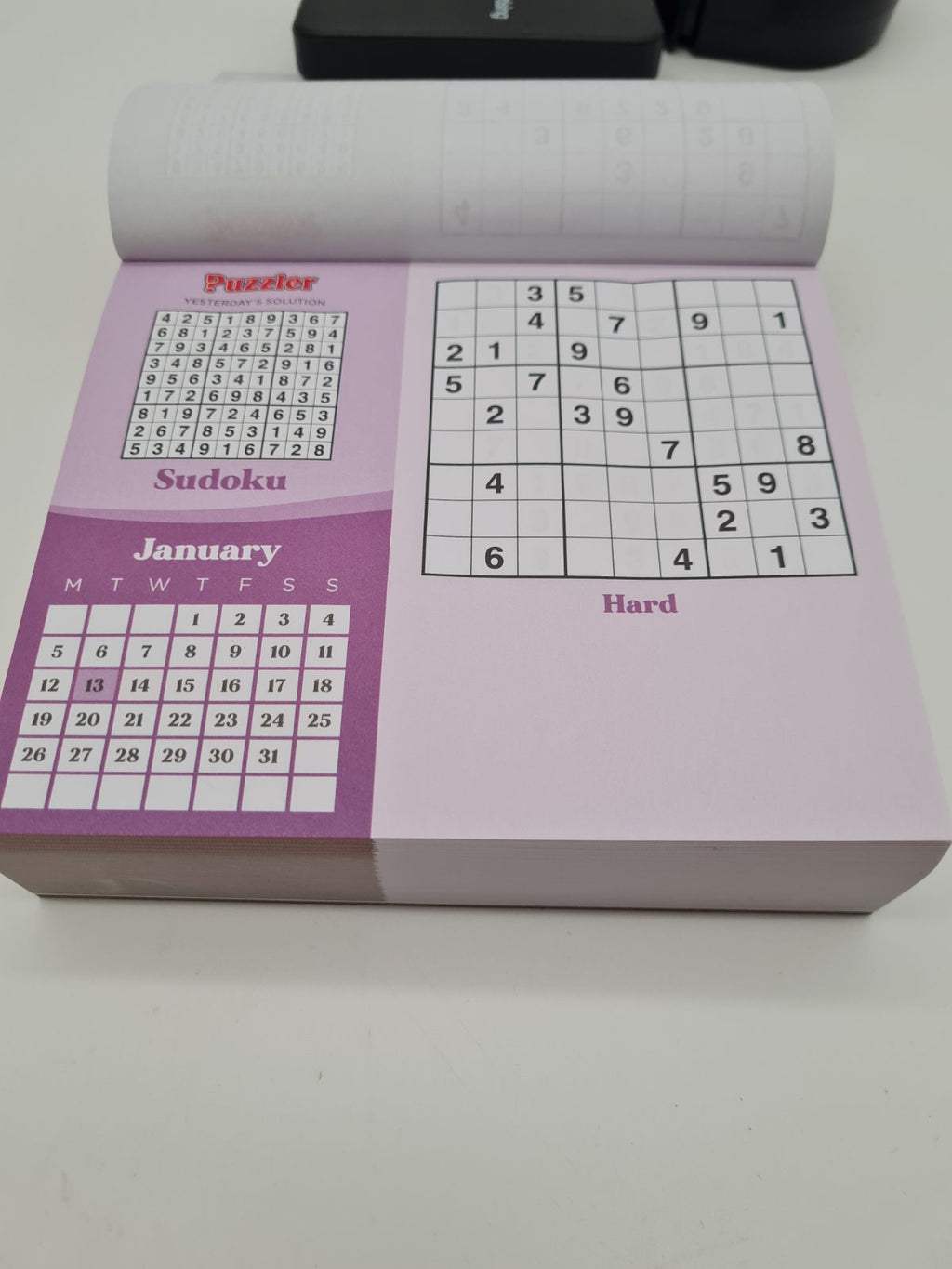 Puzzler Sudoku 2026 Desk Calendar — photograph 2