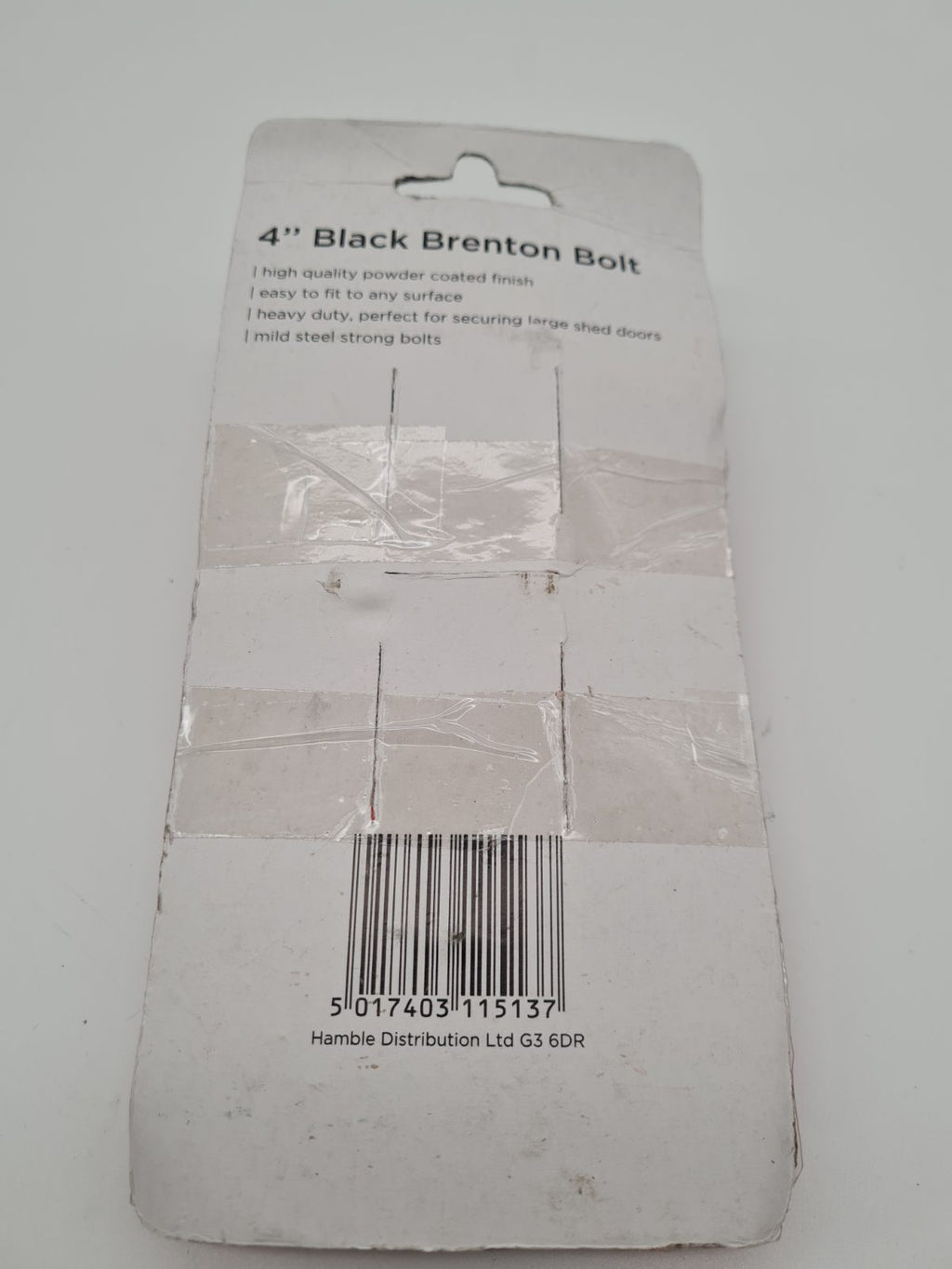 4-inch (100 mm) Brenton bolt — photograph 3