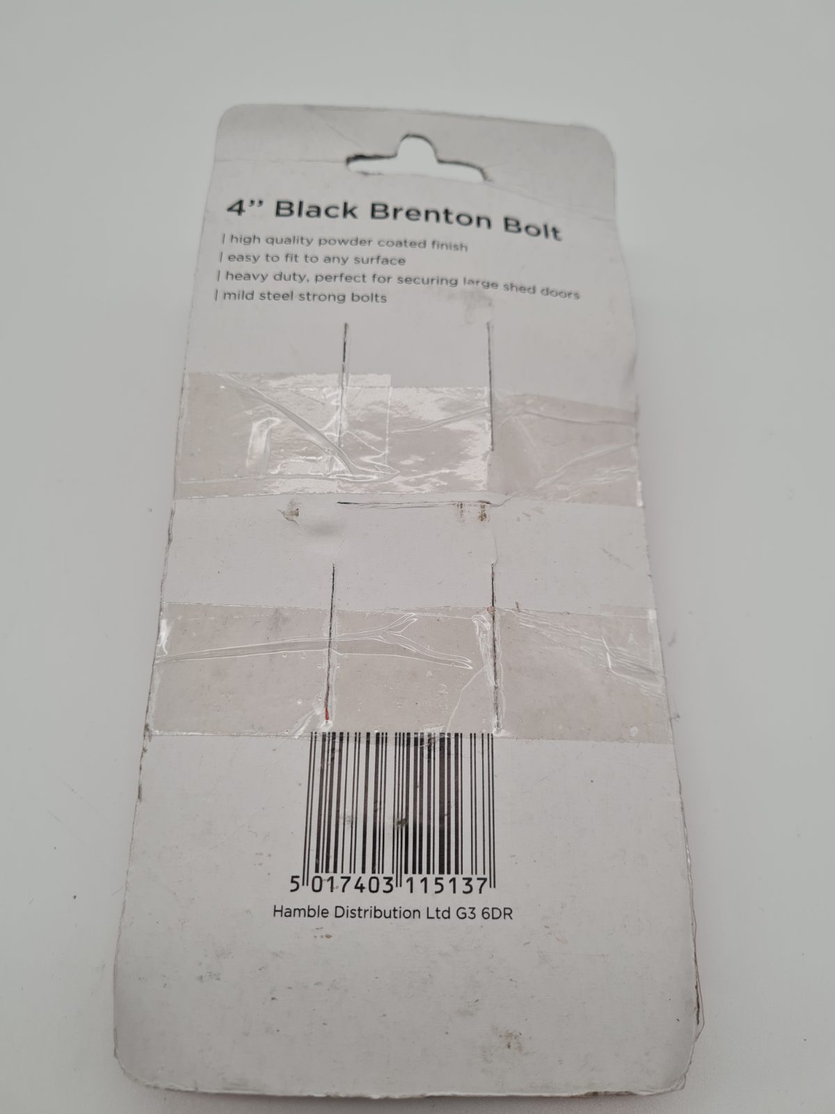 4-inch (100 mm) Brenton bolt — photograph 3