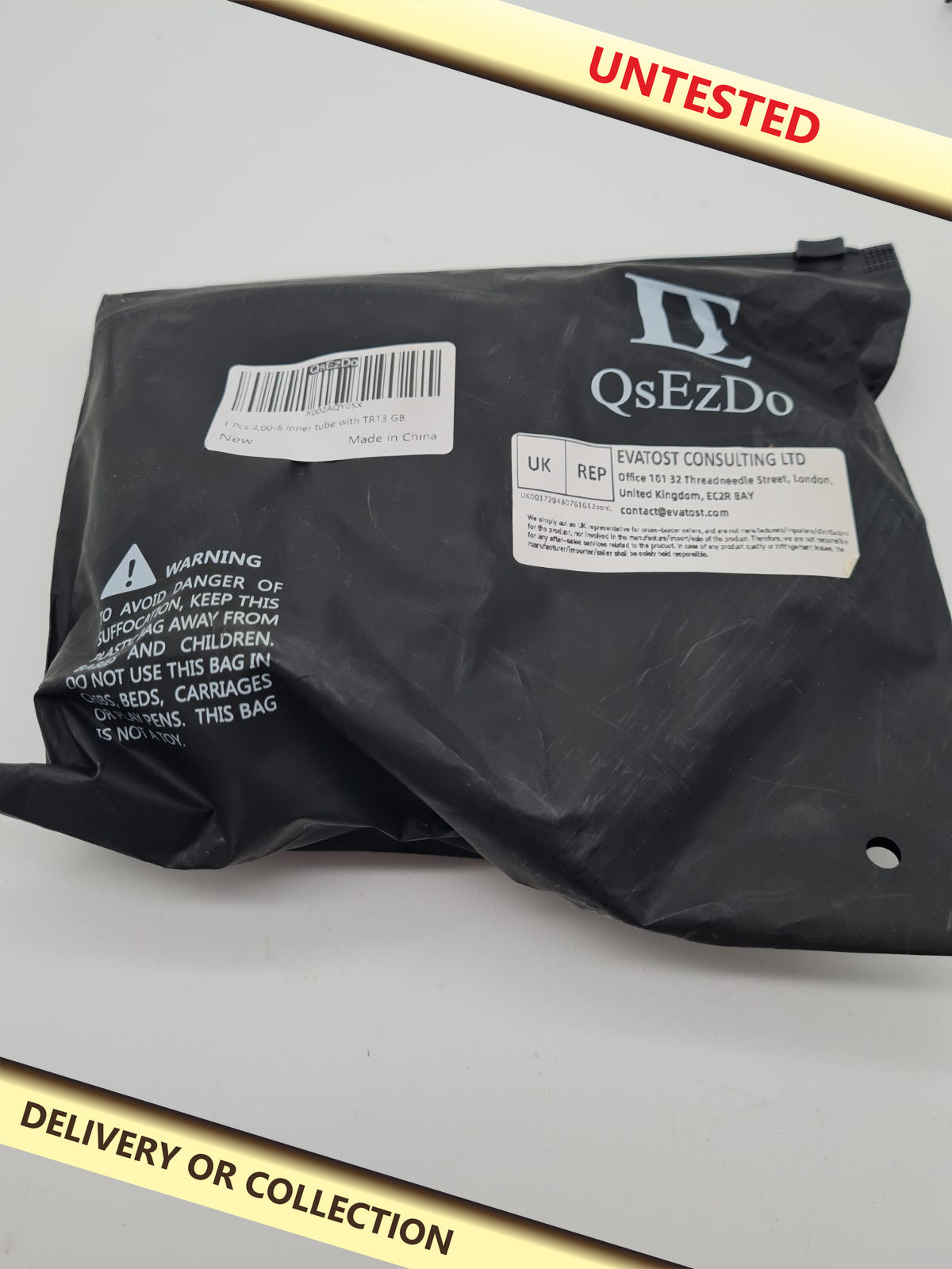 Inner Tube 4.00-8 TR13 — photograph 1 — Untested; auction delivery information shown on image