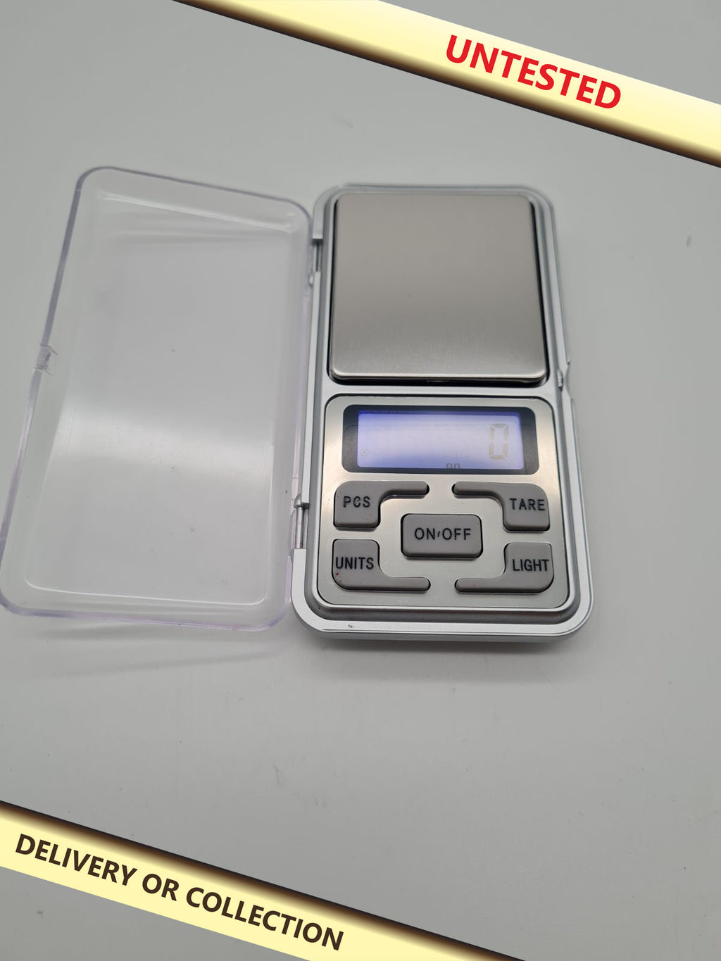 Digital Pocket Scale — photograph 1 — Untested; auction delivery information shown on image