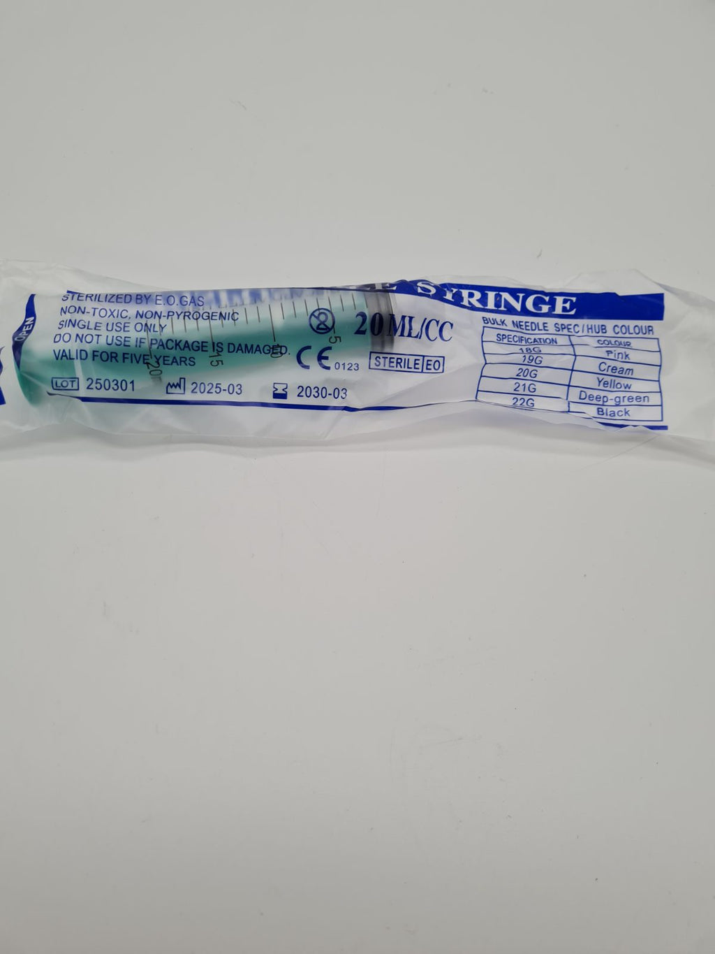 20ml Disposable Syringes – Pack of 3 — photograph 2