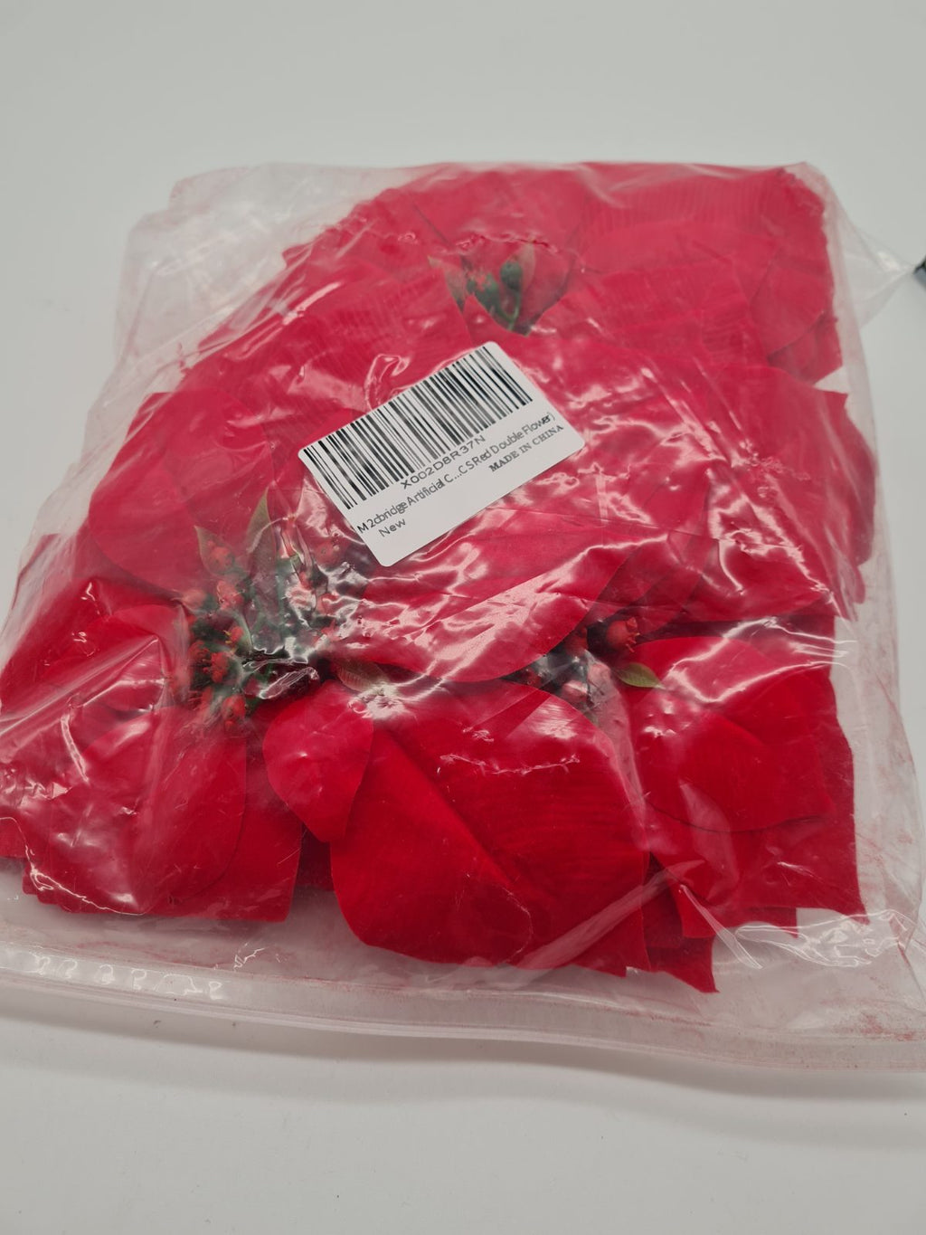Artificial poinsettia flower decorations — photograph 3