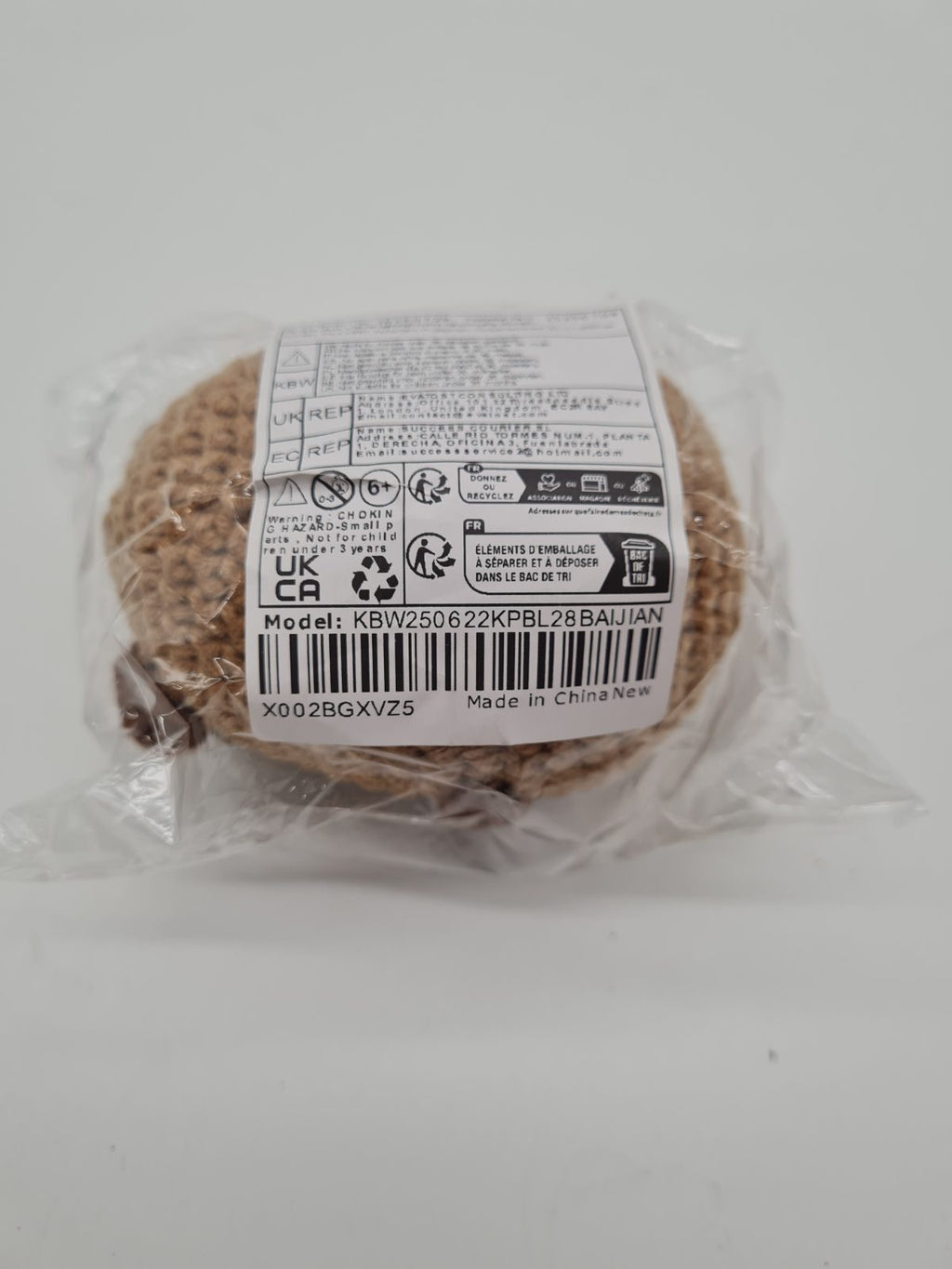 Positive Capybara Crochet Soft Toy KBW250622KPBL28BAIJIAN — photograph 2