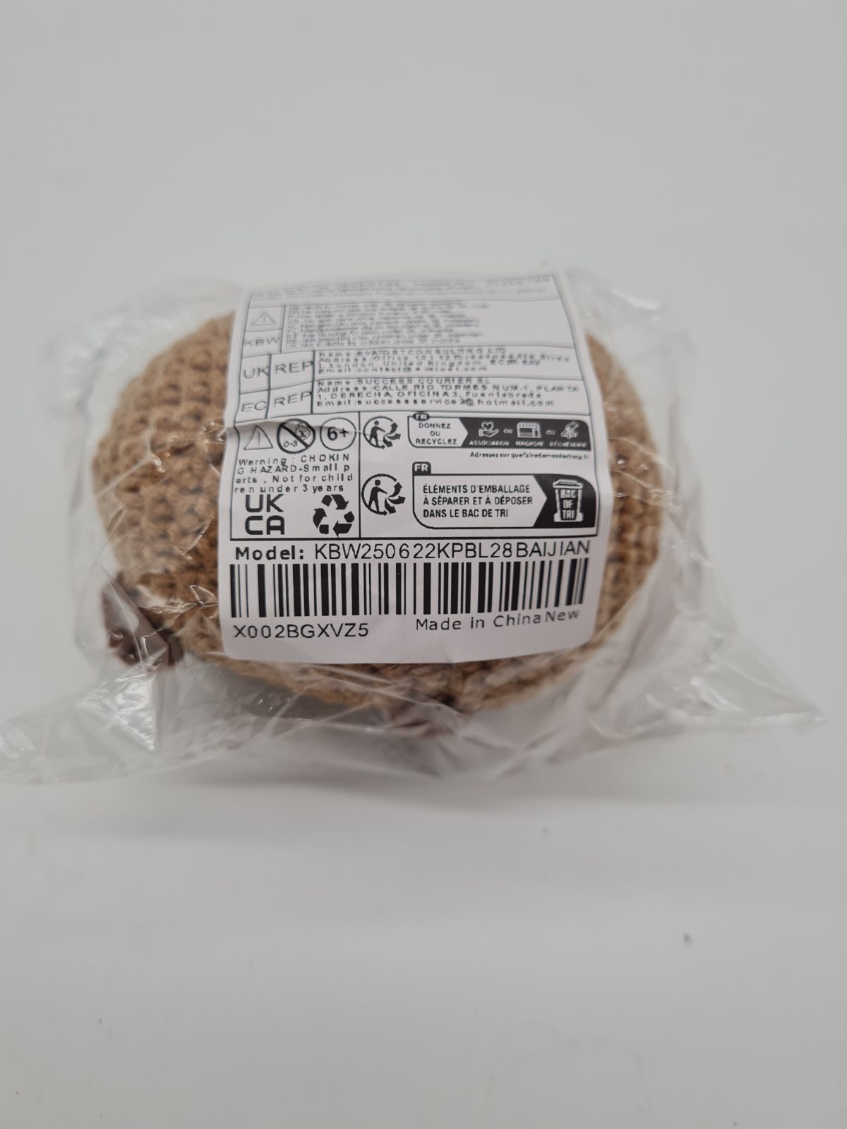 Positive Capybara Crochet Soft Toy KBW250622KPBL28BAIJIAN — photograph 2