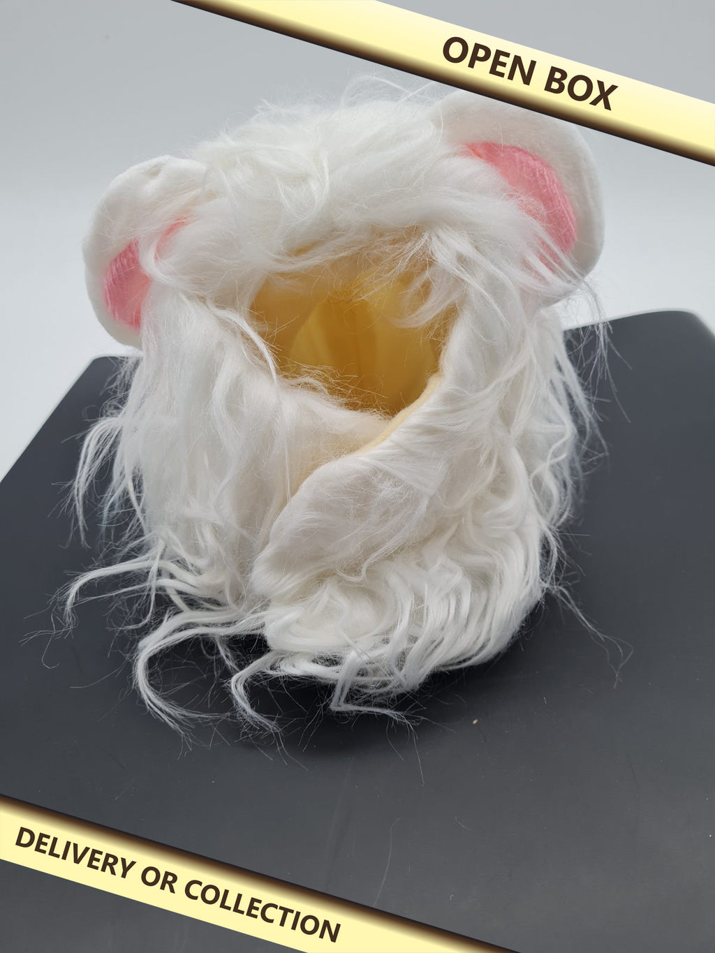 Cat Lion Mane Costume Wig — photograph 1 — Open box; auction delivery information shown on image