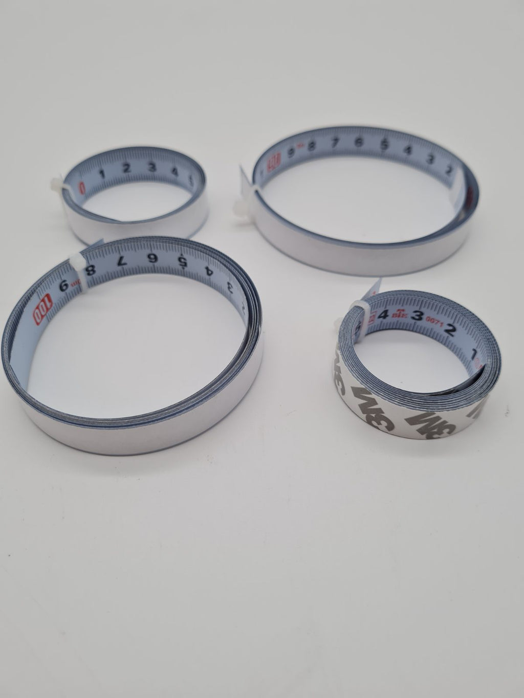 Set of 4 Self-Adhesive Metric Measuring Tape Strips — photograph 2