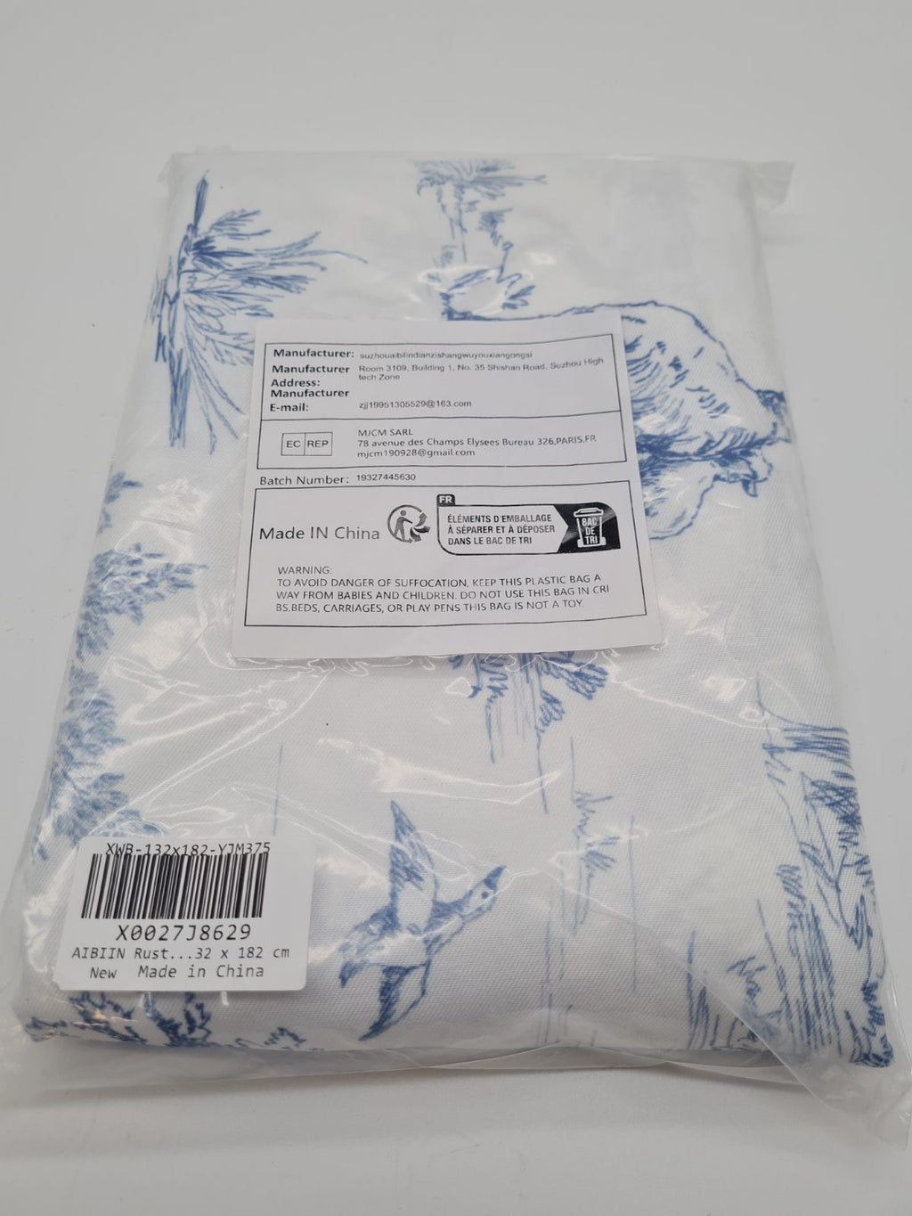 AIBIIN Wildlife Print table cloth size 32 x 182 cm — photograph 3