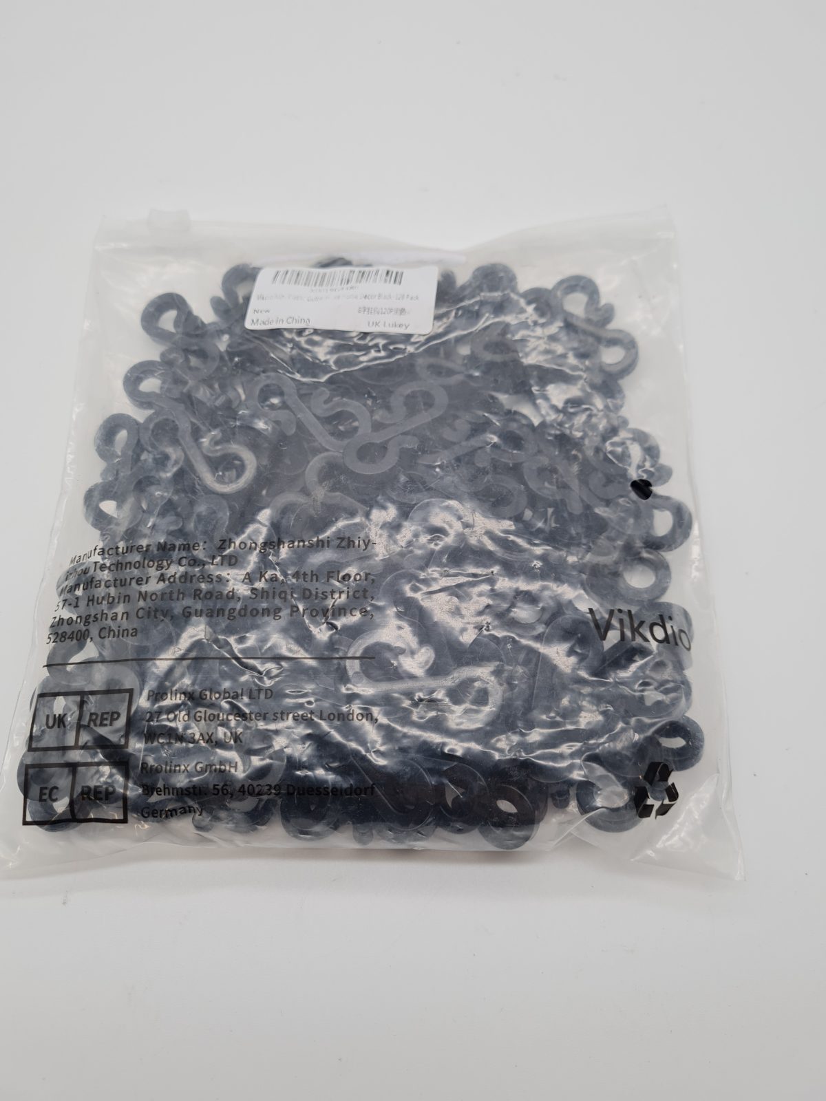 Plastic black S Hooks — photograph 1