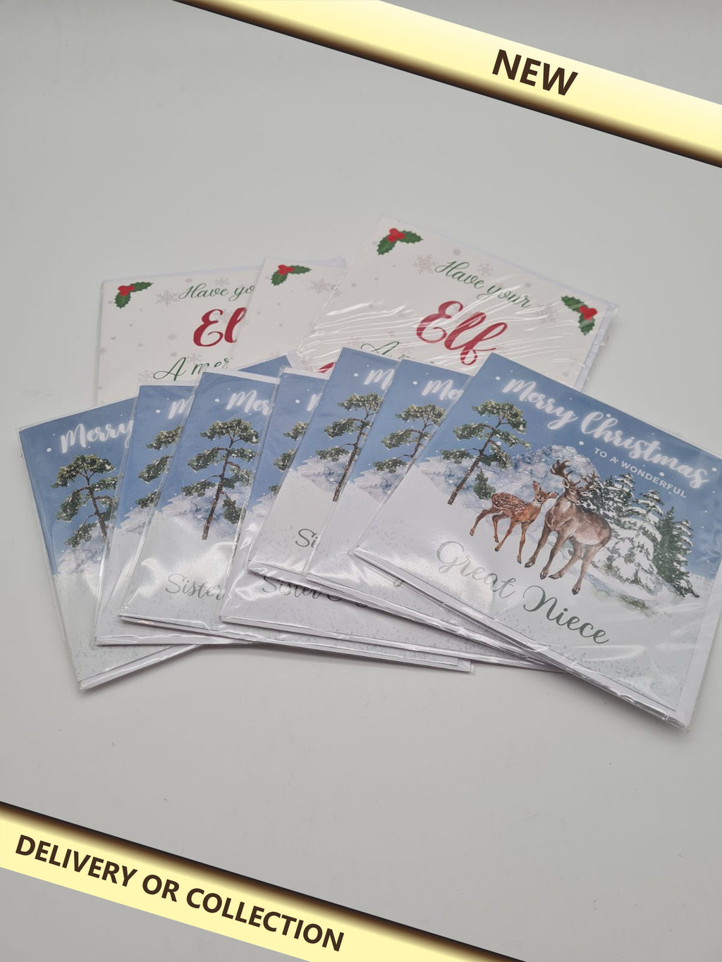 Bundle of Christmas cards 10 pack — photograph 1 — New; auction delivery information shown on image