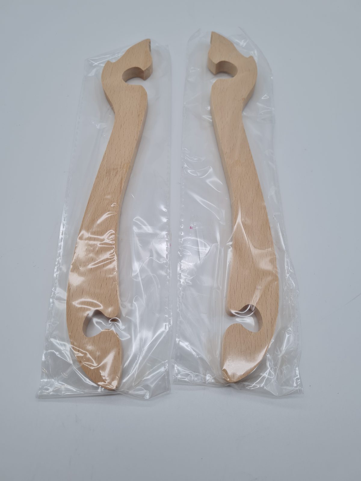 Wooden oven rack pullers - pair — photograph 1