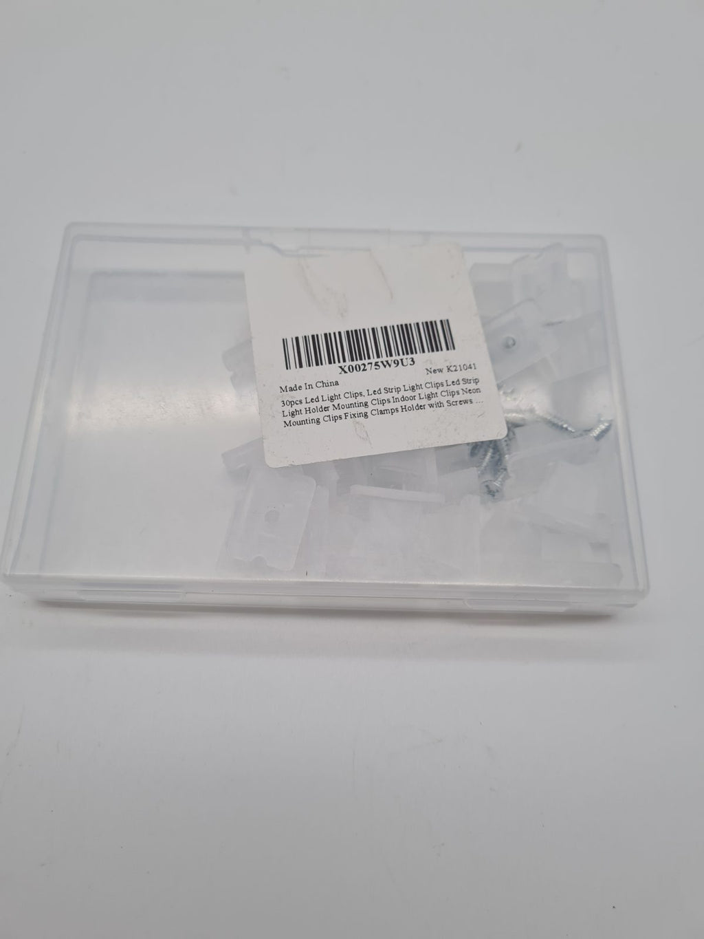 LED Strip Light Mounting Clips and Screws — photograph 1