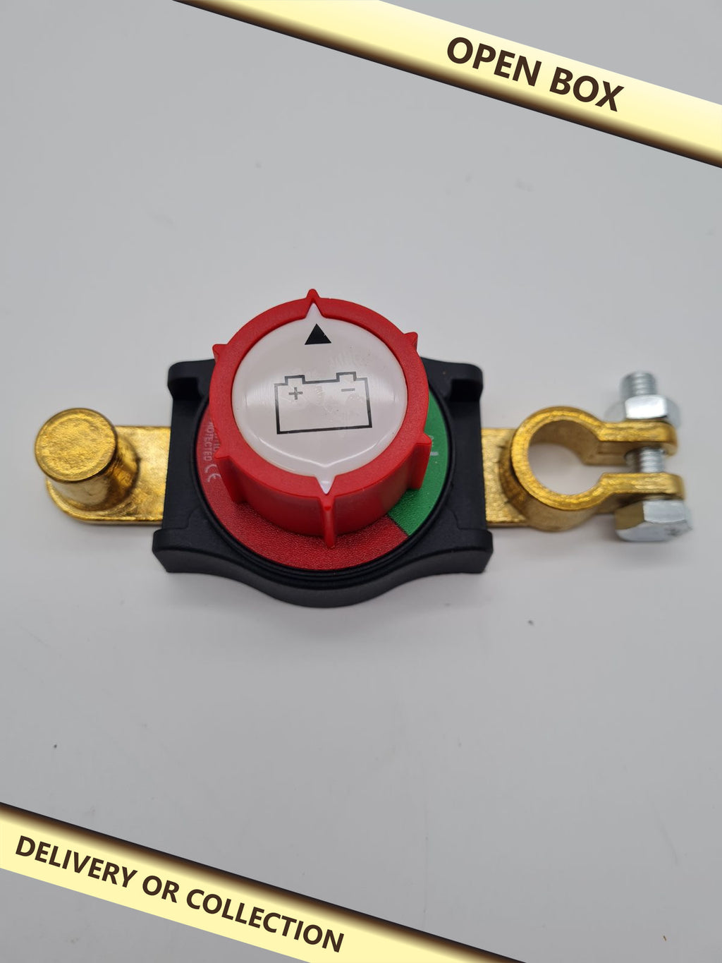 Automotive Battery Disconnect Isolator Switch — photograph 1 — Open box; auction delivery information shown on image