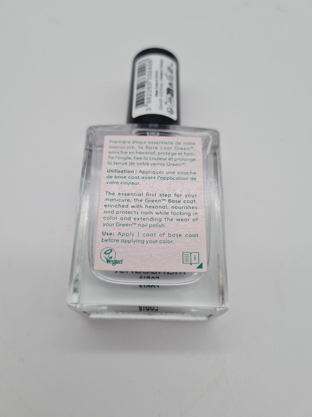 Nail Polish Base Coat - Manucurist Green 15ml — photograph 2