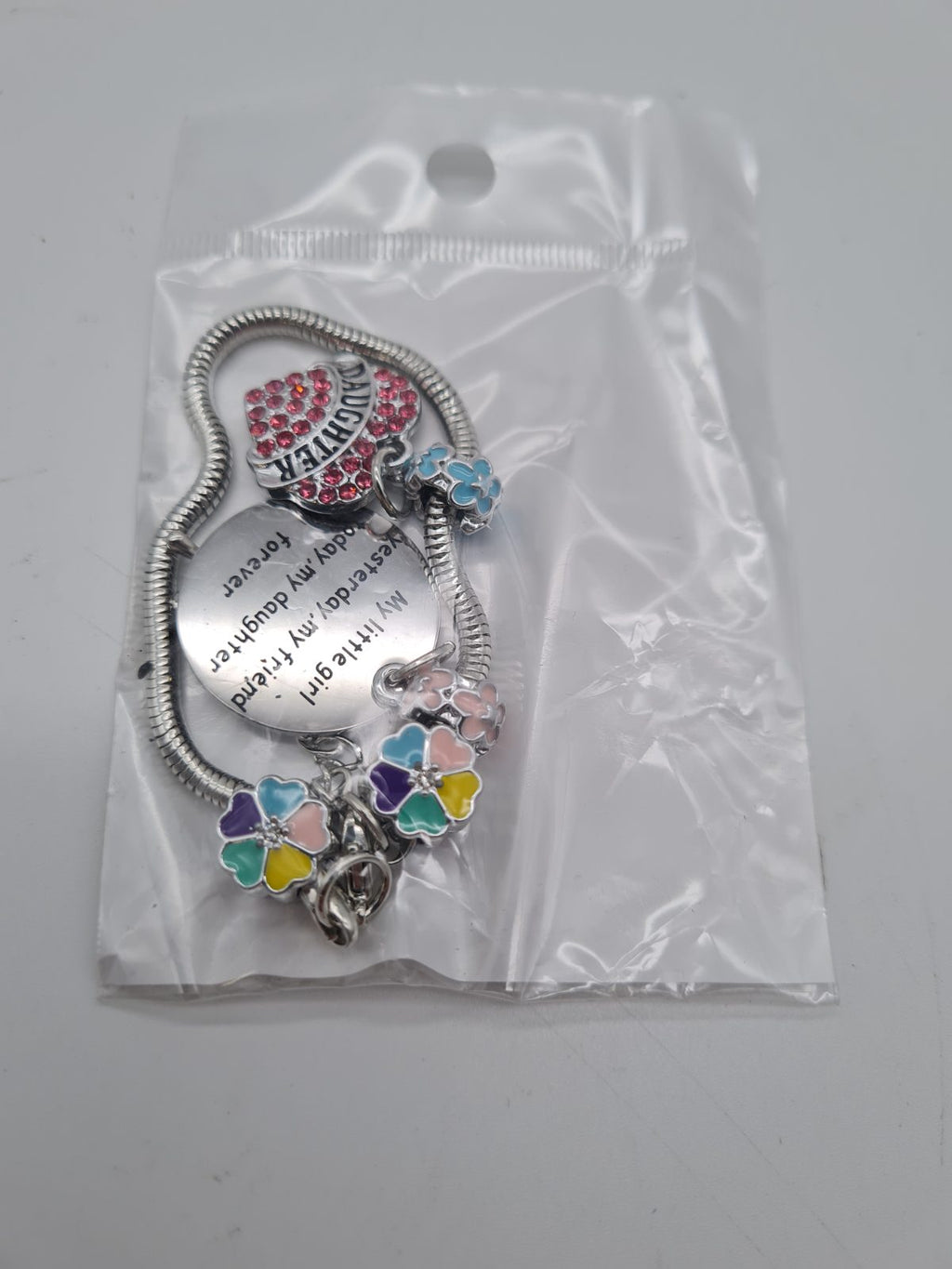 Daughter-Themed Charm Bracelet — photograph 2