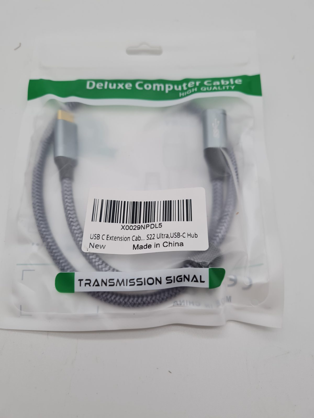 USB-C Male to USB-C Female Extension Cable — photograph 2