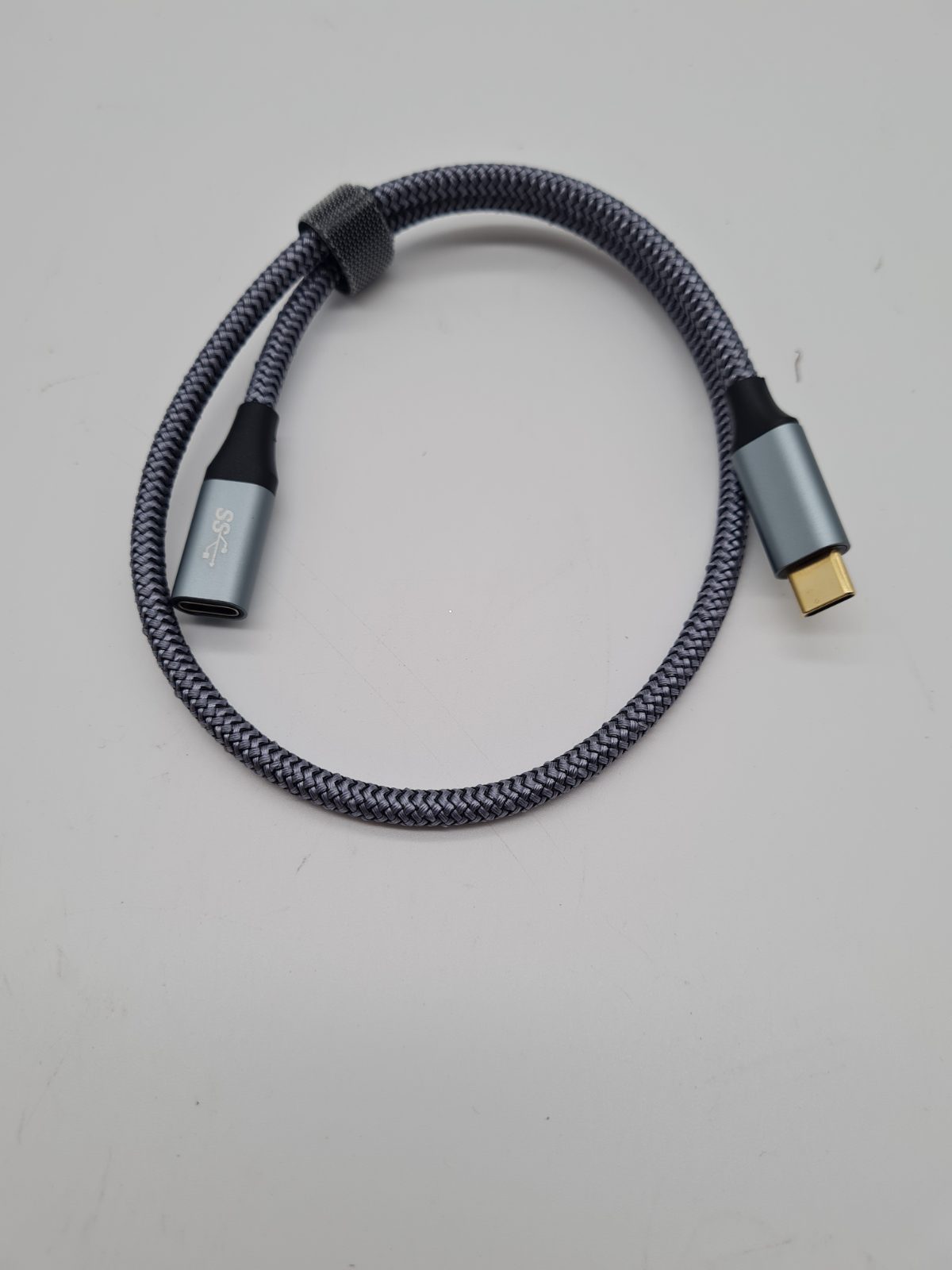 USB-C Male to USB-C Female Extension Cable — photograph 1