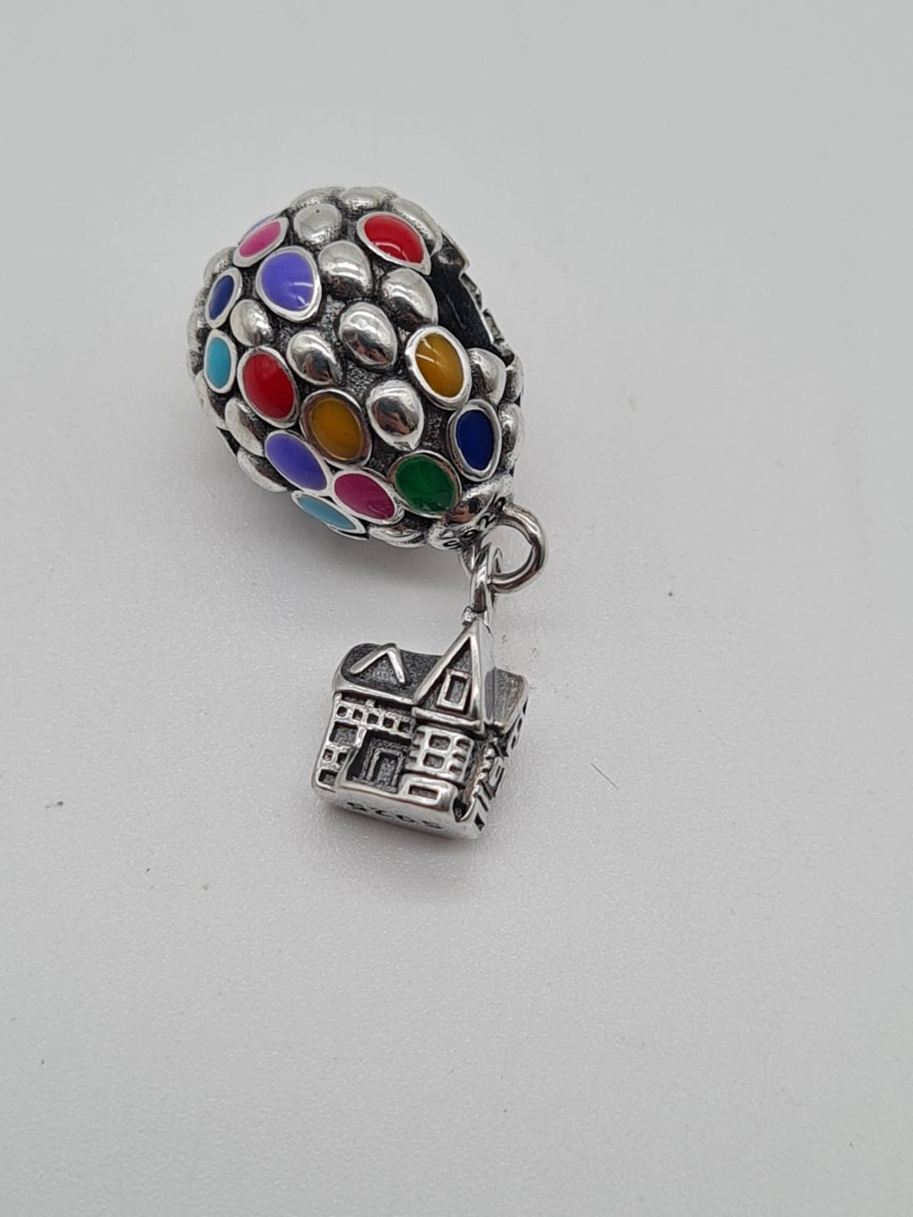 Balloon and House Dangle Bracelet Charm — photograph 1