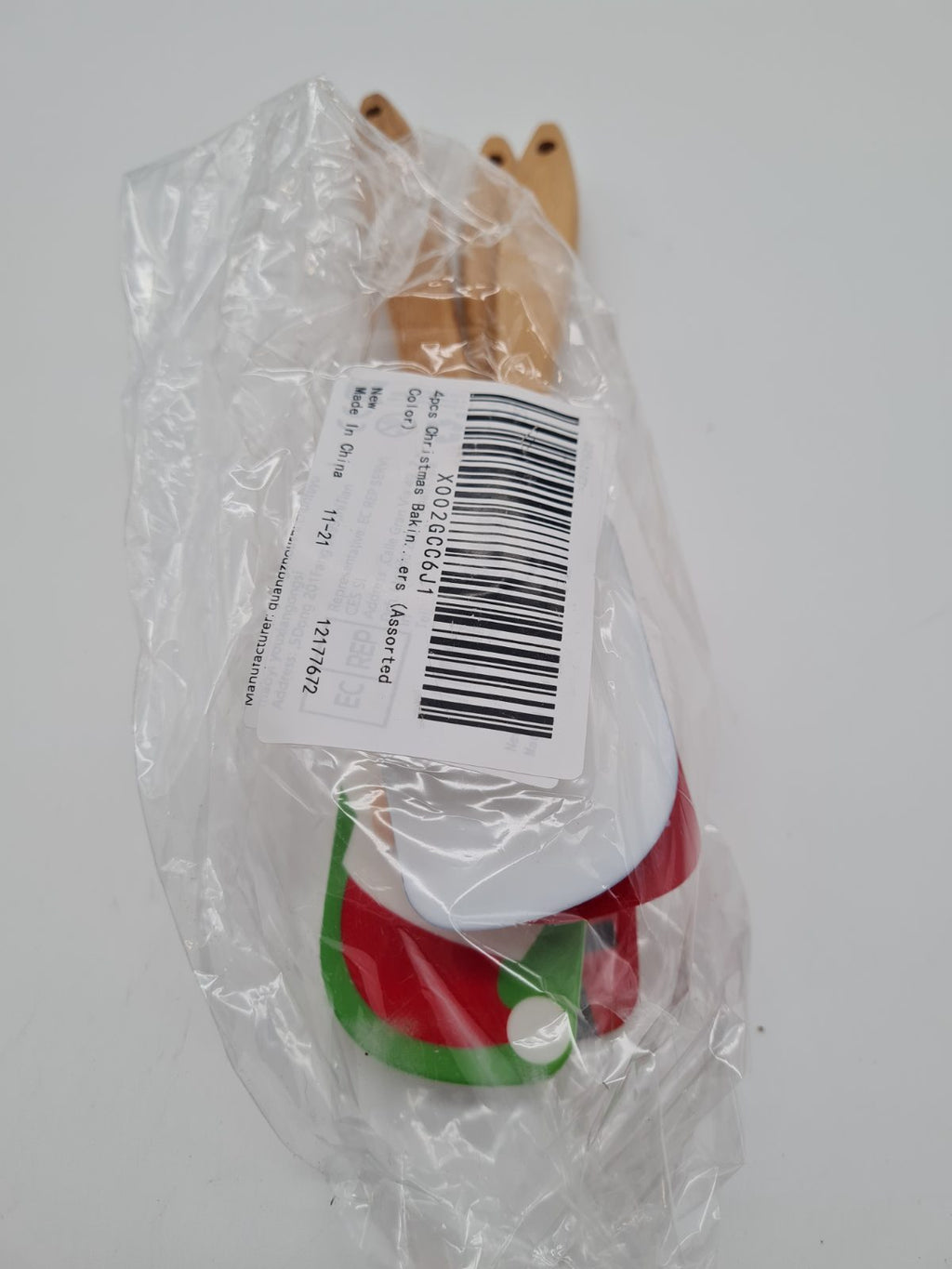 Set of 4 Christmas Silicone Baking Spatulas — photograph 3