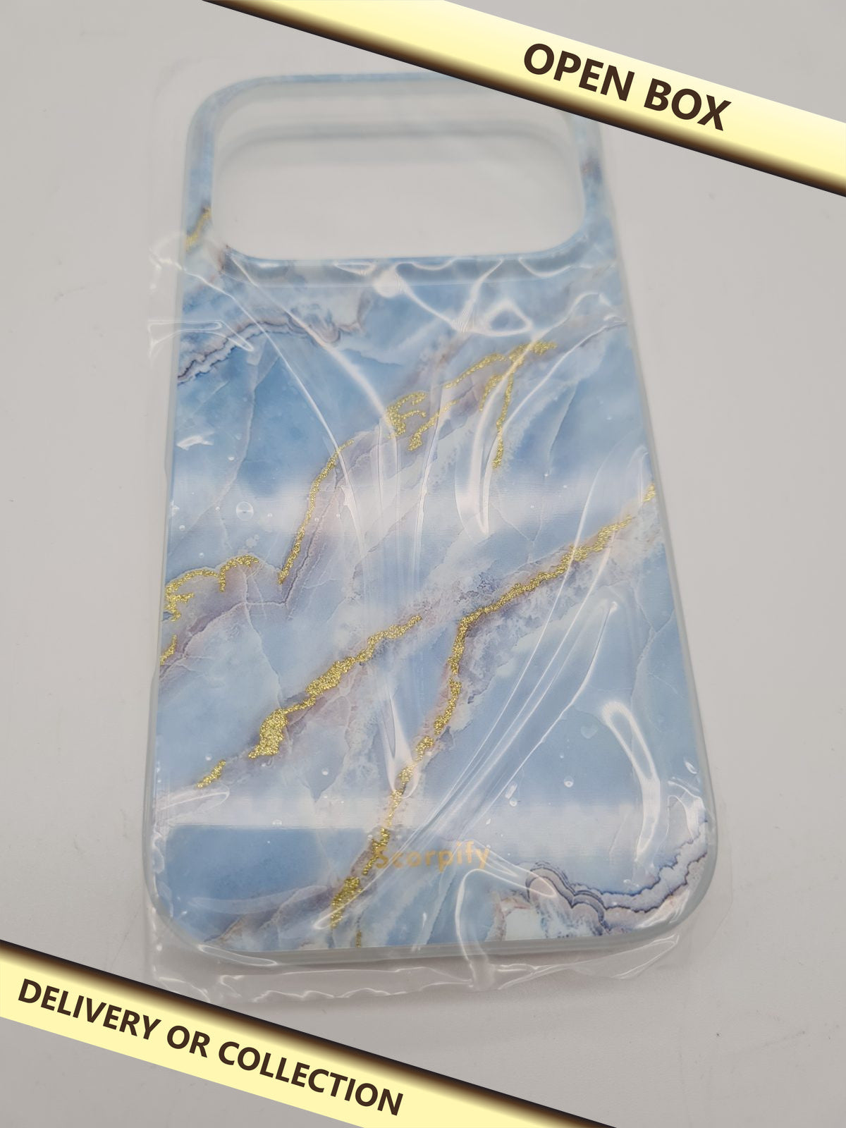 Scorpify  Smartphone Case — photograph 1 — Open box; auction delivery information shown on image