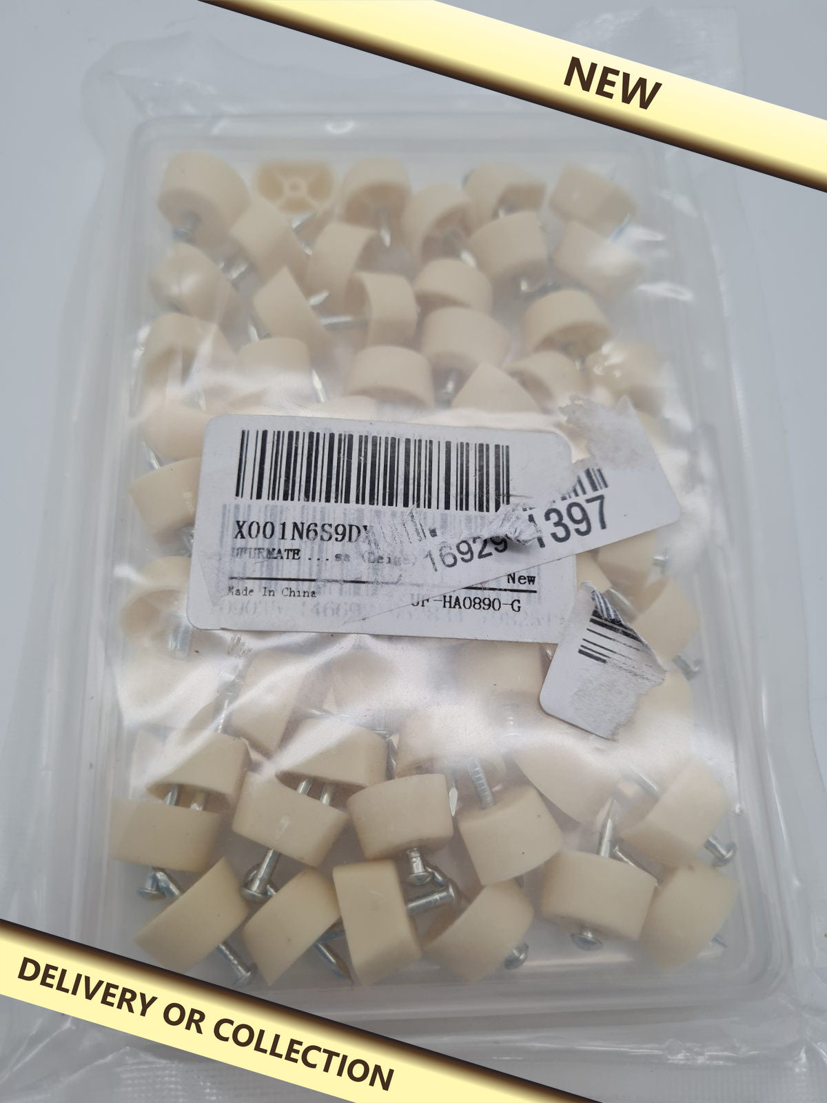 Nail-On Furniture Glides — photograph 1 — New; auction delivery information shown on image