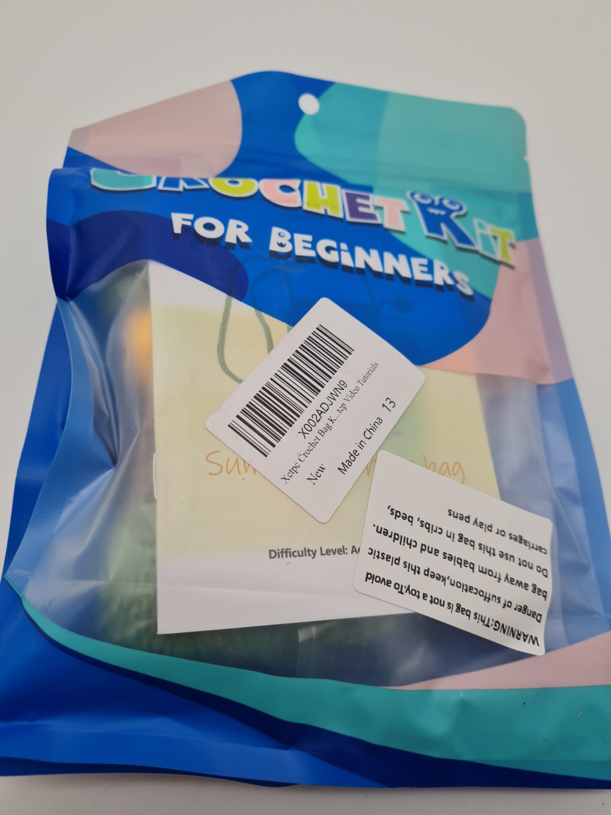 Beginner Crochet Bag Kit — photograph 1