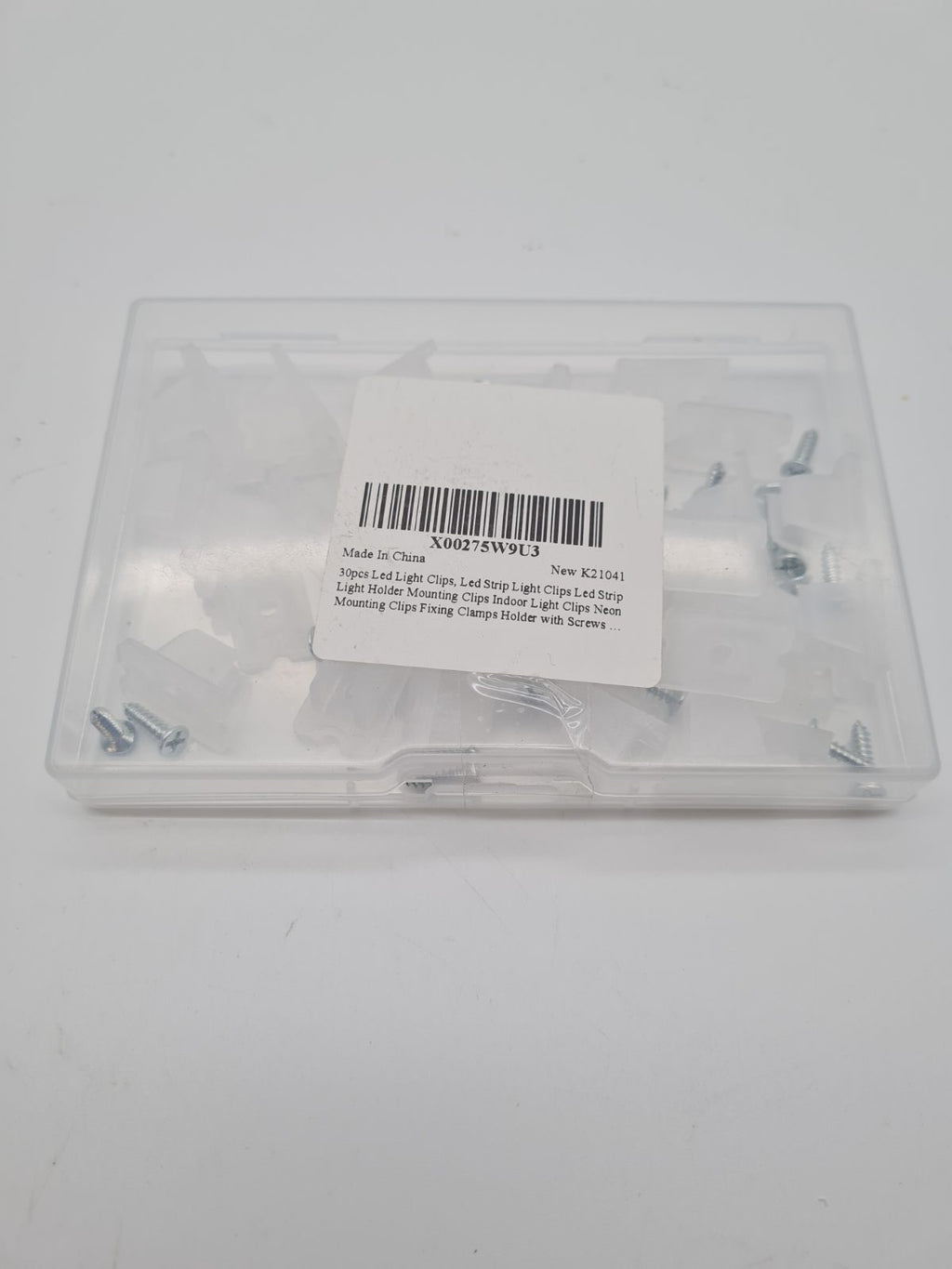 LED strip light mounting clips with screws — photograph 3