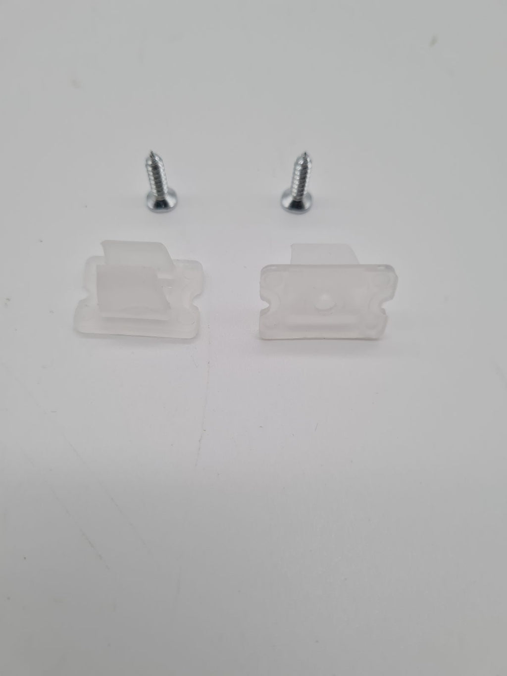 LED strip light mounting clips with screws — photograph 2