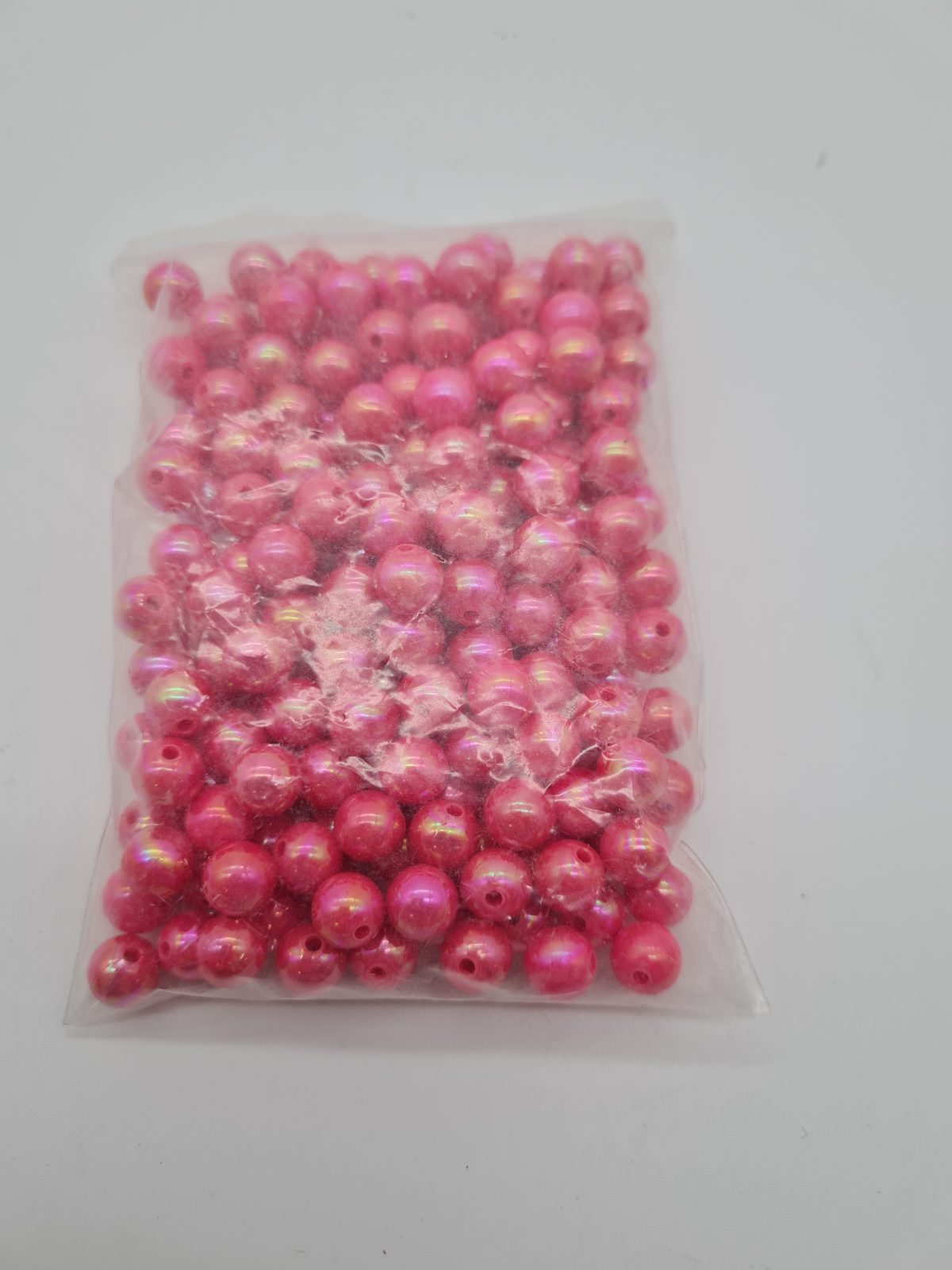 8mm Round Acrylic Craft Beads — photograph 1