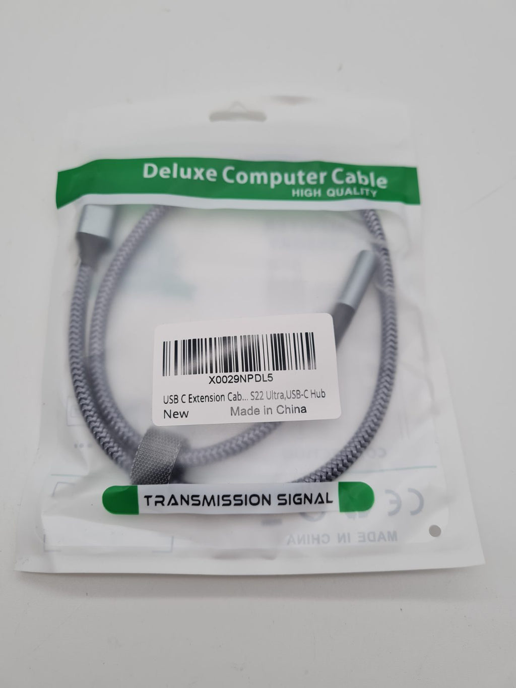 USB-C Male to USB-C Female Extension Cable — photograph 1