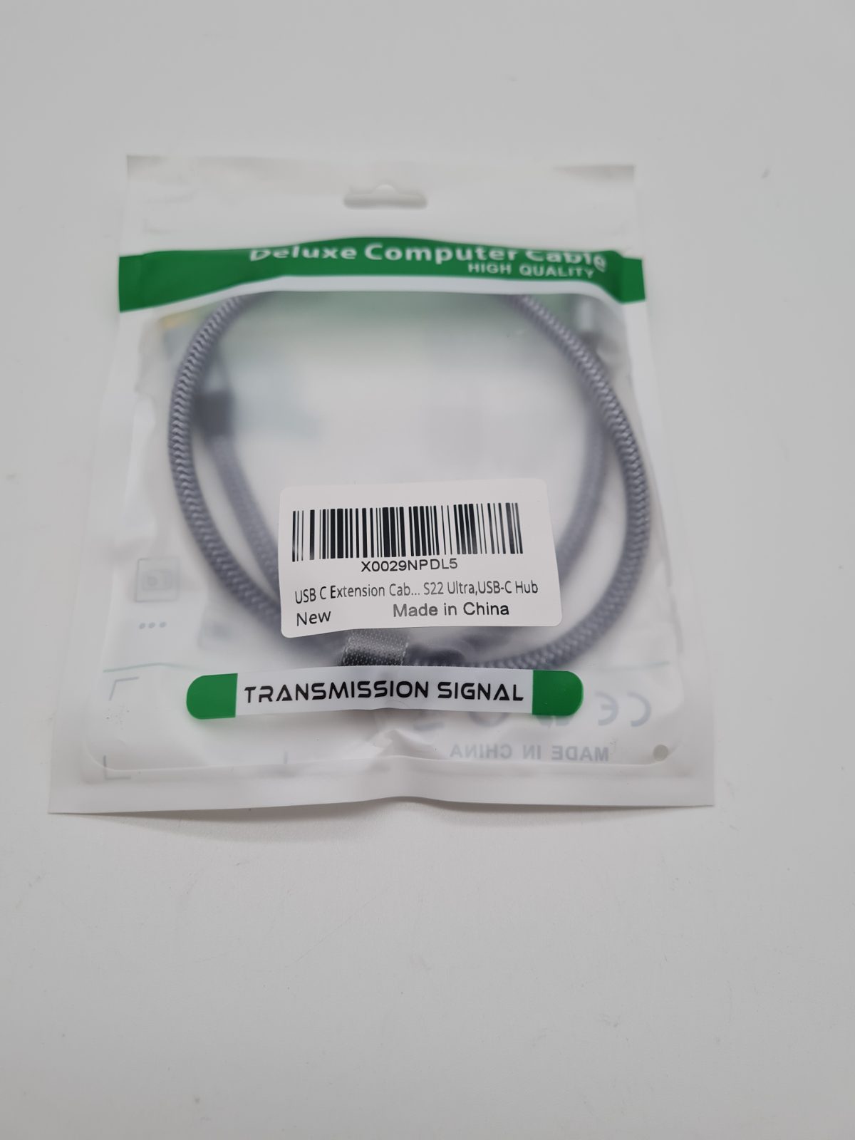 USB-C Male to USB-C Female Extension Cable — photograph 2