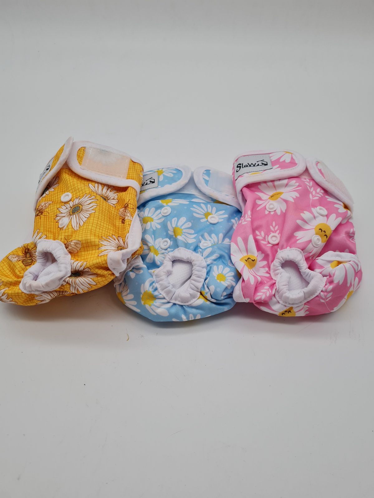 Set of 3 SlowTon Reusable Dog Nappies Size S — photograph 1