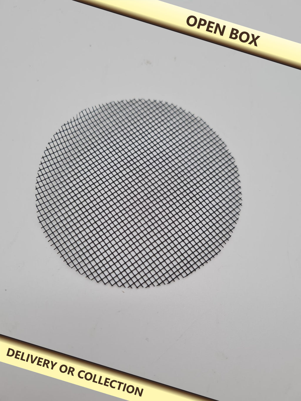 50pcs Round Flower Pot Drainage Hole Mesh Pads — photograph 1 — Open box; auction delivery information shown on image