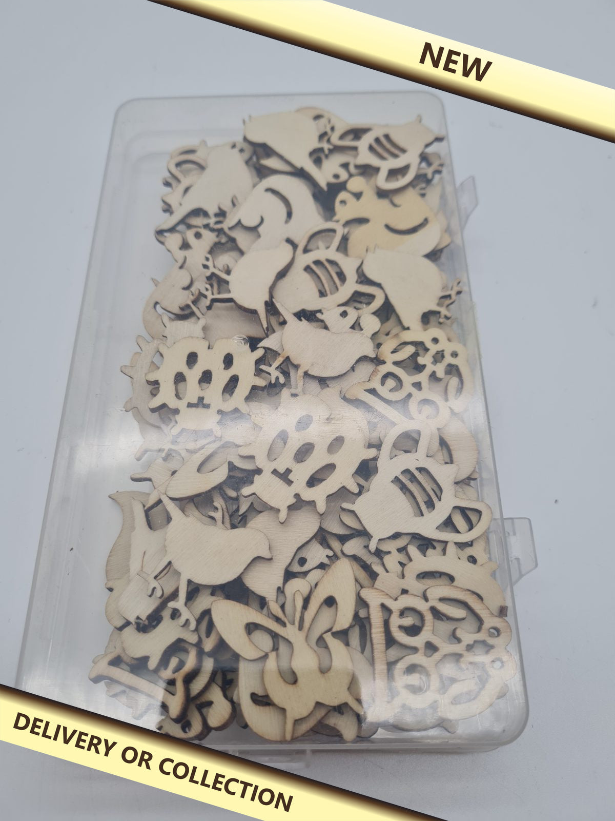 Wooden Animal Craft Decorations ECY-283 — photograph 1 — New; auction delivery information shown on image