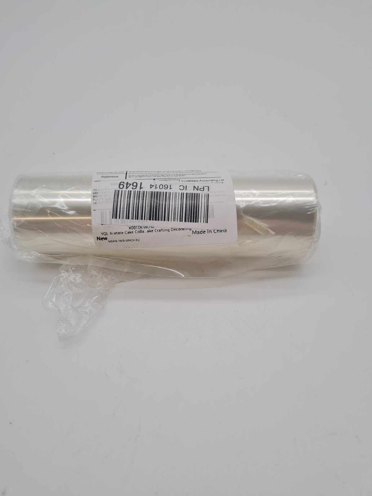 Acetate Cake Collar Roll MSW8-1MS-6INCH-EU — photograph 2