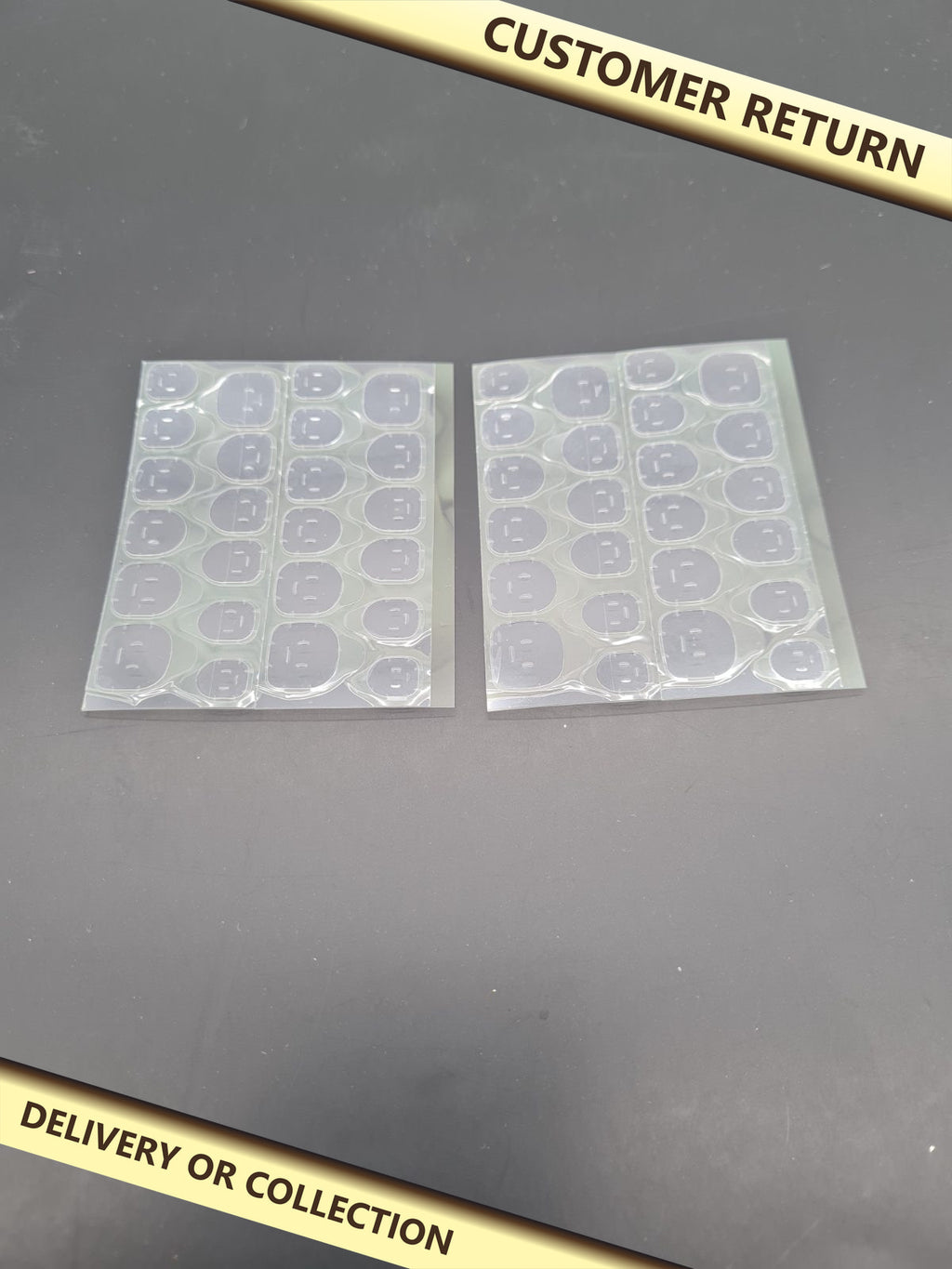 Self-Adhesive Cable Management Clips — photograph 1 — Customer return; auction delivery information shown on image