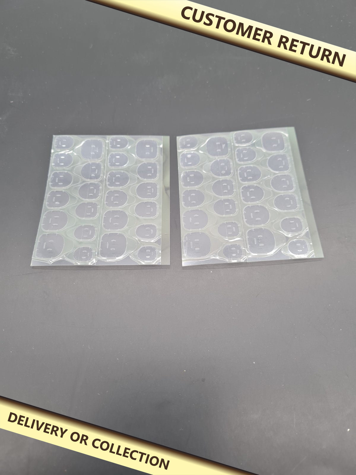 Self-Adhesive Cable Management Clips — photograph 1 — Customer return; auction delivery information shown on image