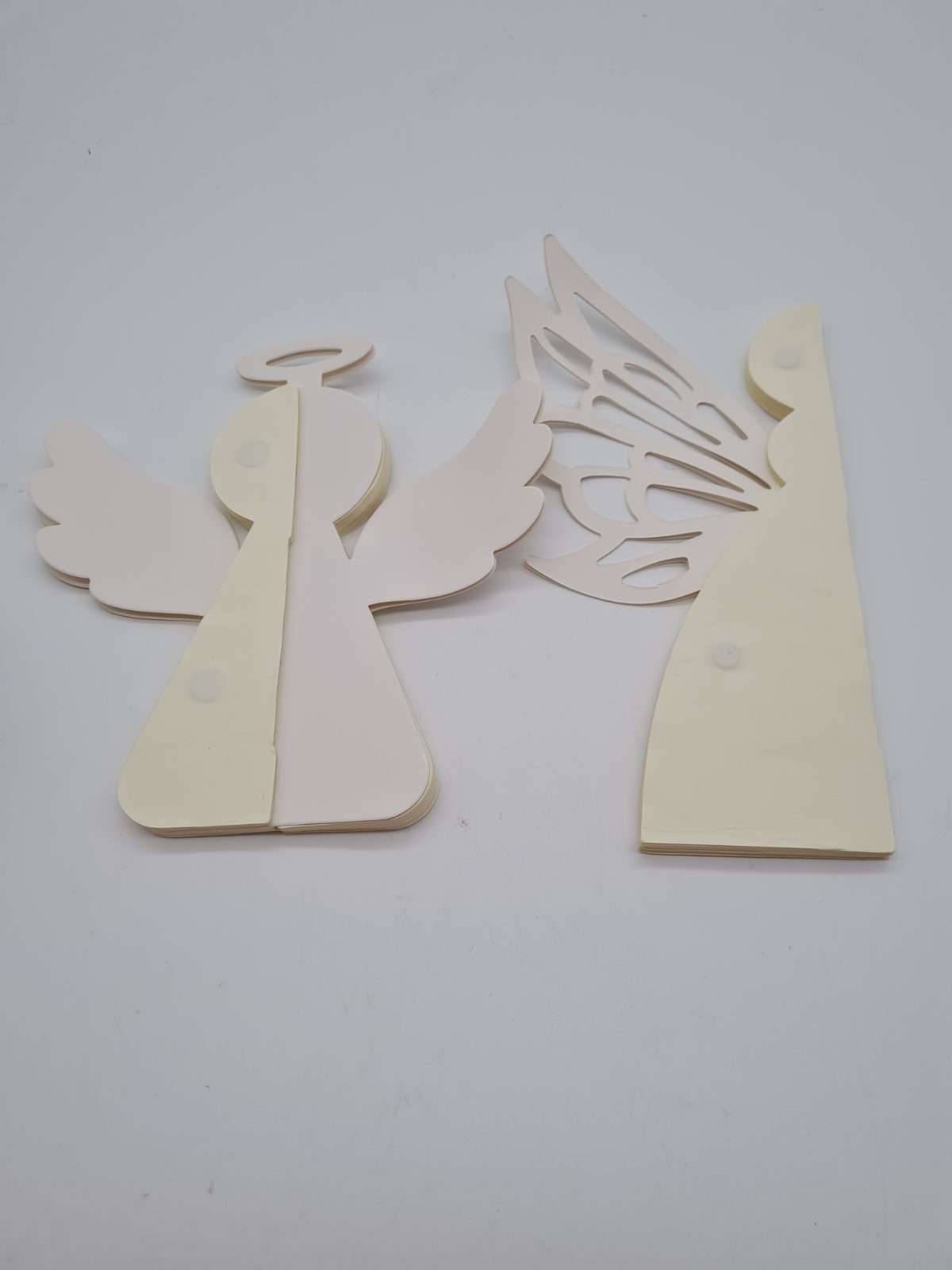 Set of 2 Honeycomb Angel Paper Decorations — photograph 2