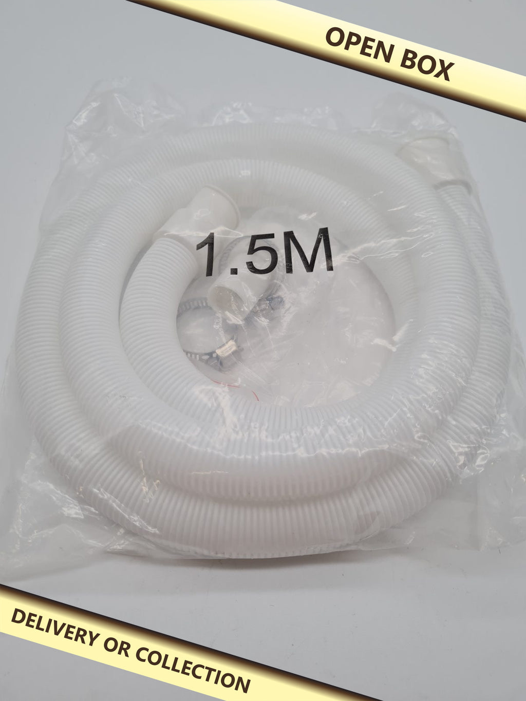 Drain Hose Extension DH51027 — photograph 1 — Open box; auction delivery information shown on image