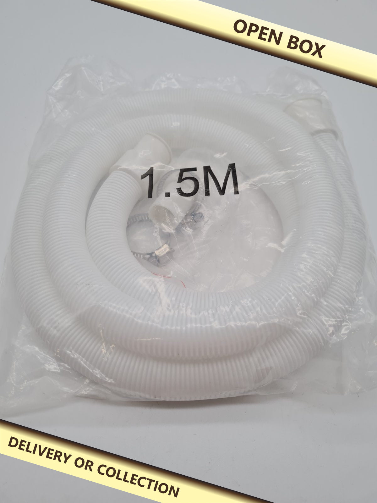 Drain Hose Extension DH51027 — photograph 1 — Open box; auction delivery information shown on image