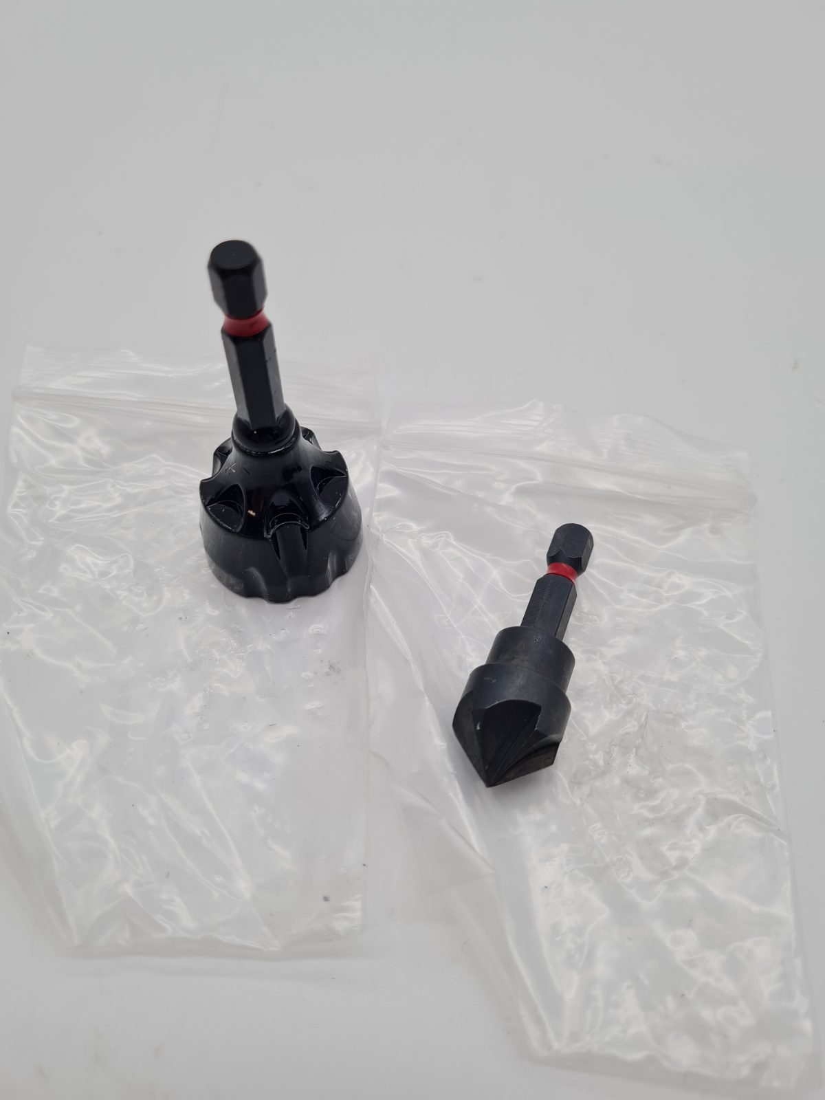 2-Piece External Deburring and Chamfer Drill Bit Set — photograph 2