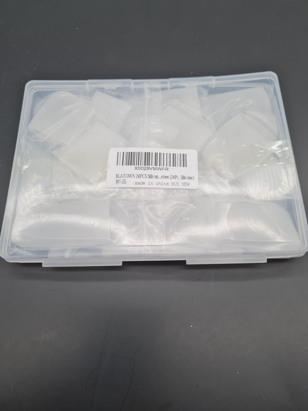 Assorted Silicone Toe Protectors — photograph 1