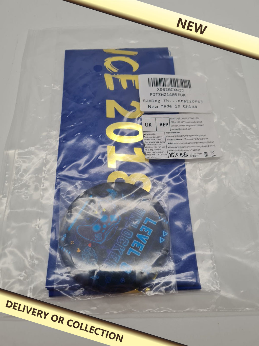 Birthday sash with awesome since 2018 — photograph 1 — New; auction delivery information shown on image