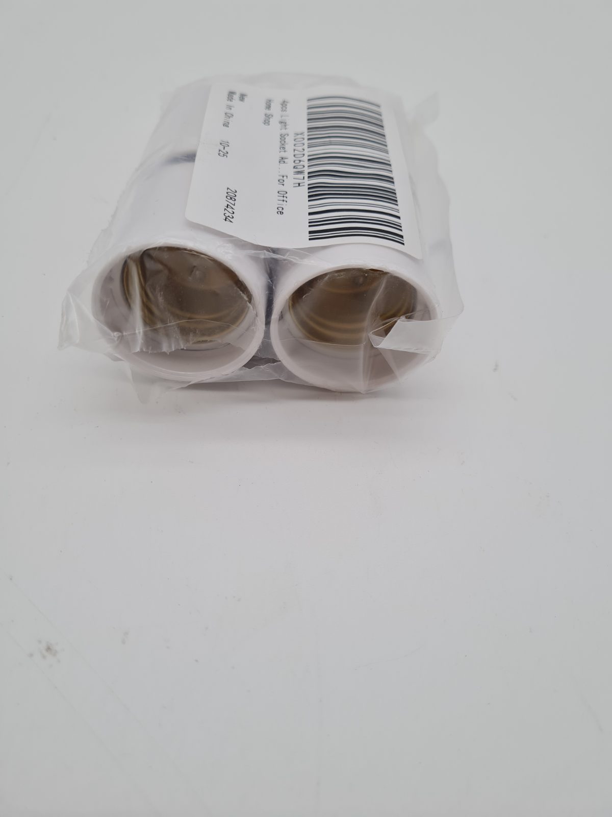 4-Piece Plug-In Light Socket Adapter Set — photograph 2