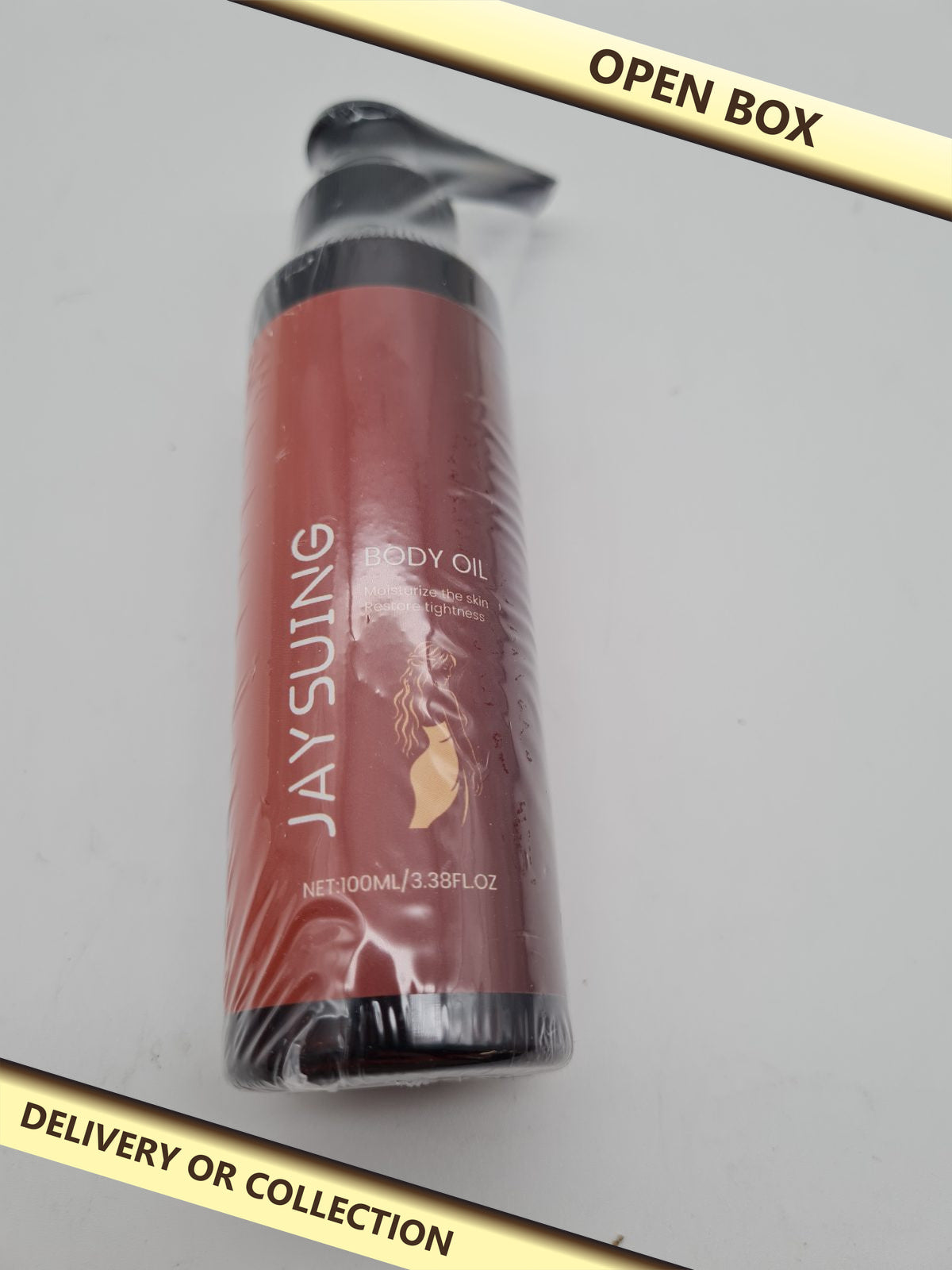JAYSUING Body Oil 100ml — photograph 1 — Open box; auction delivery information shown on image