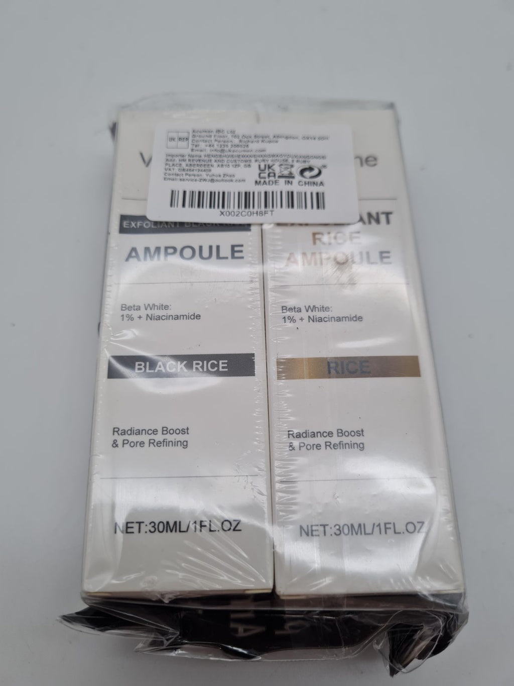 Black Rice Ampoule and Rice Ampoule. — photograph 1