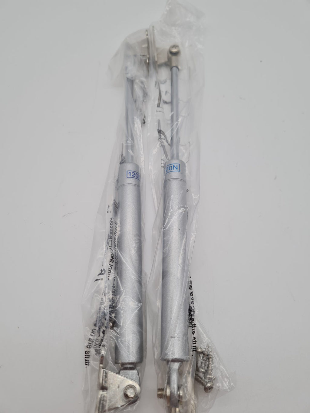 Pair of 120N Cabinet Door Gas Struts — photograph 2